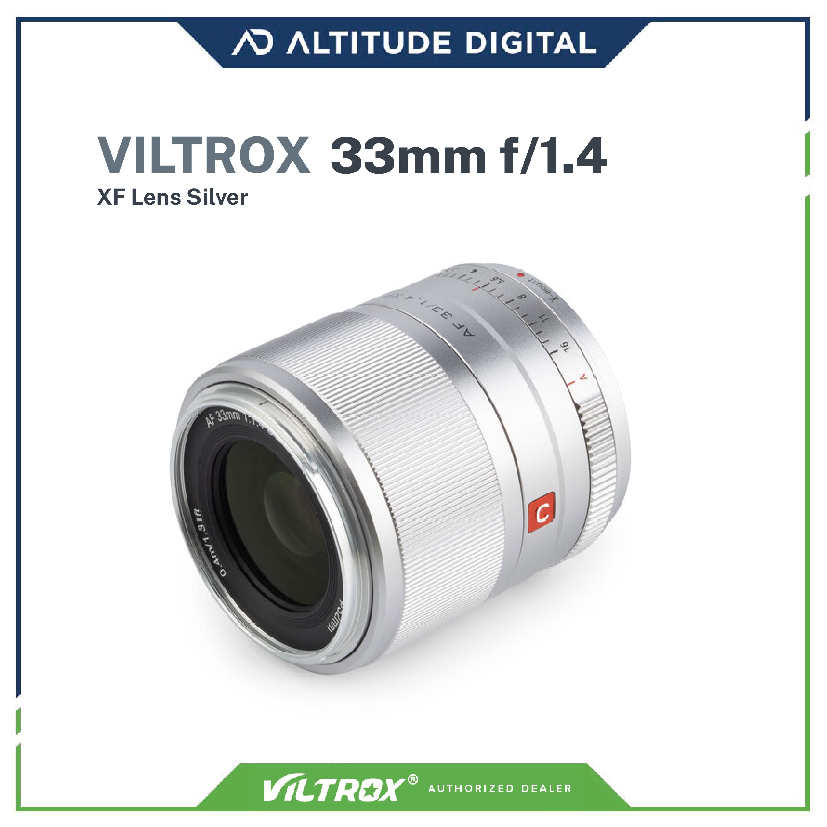 Viltrox AF 33/1.4 Fujifilm X - Silver