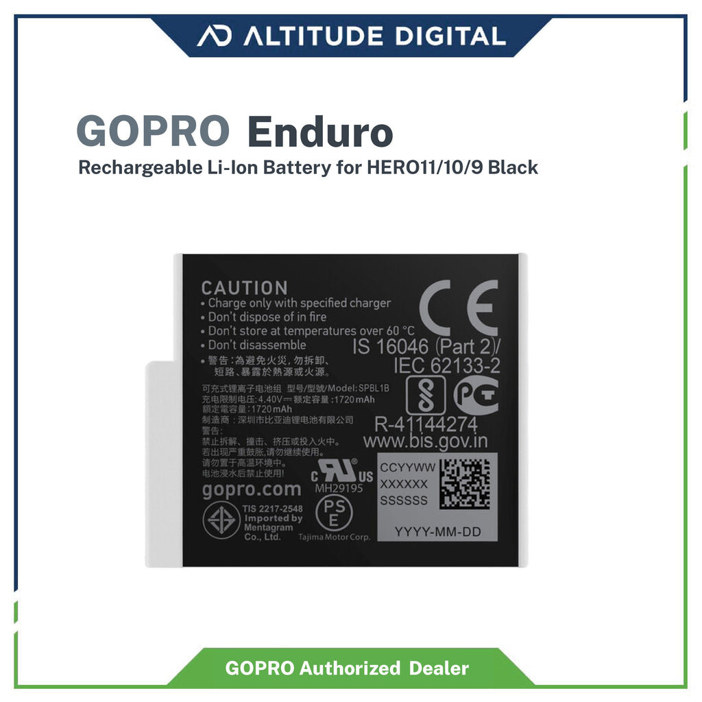 GoPro Enduro Battery for Hero 9/10/11/12 Black