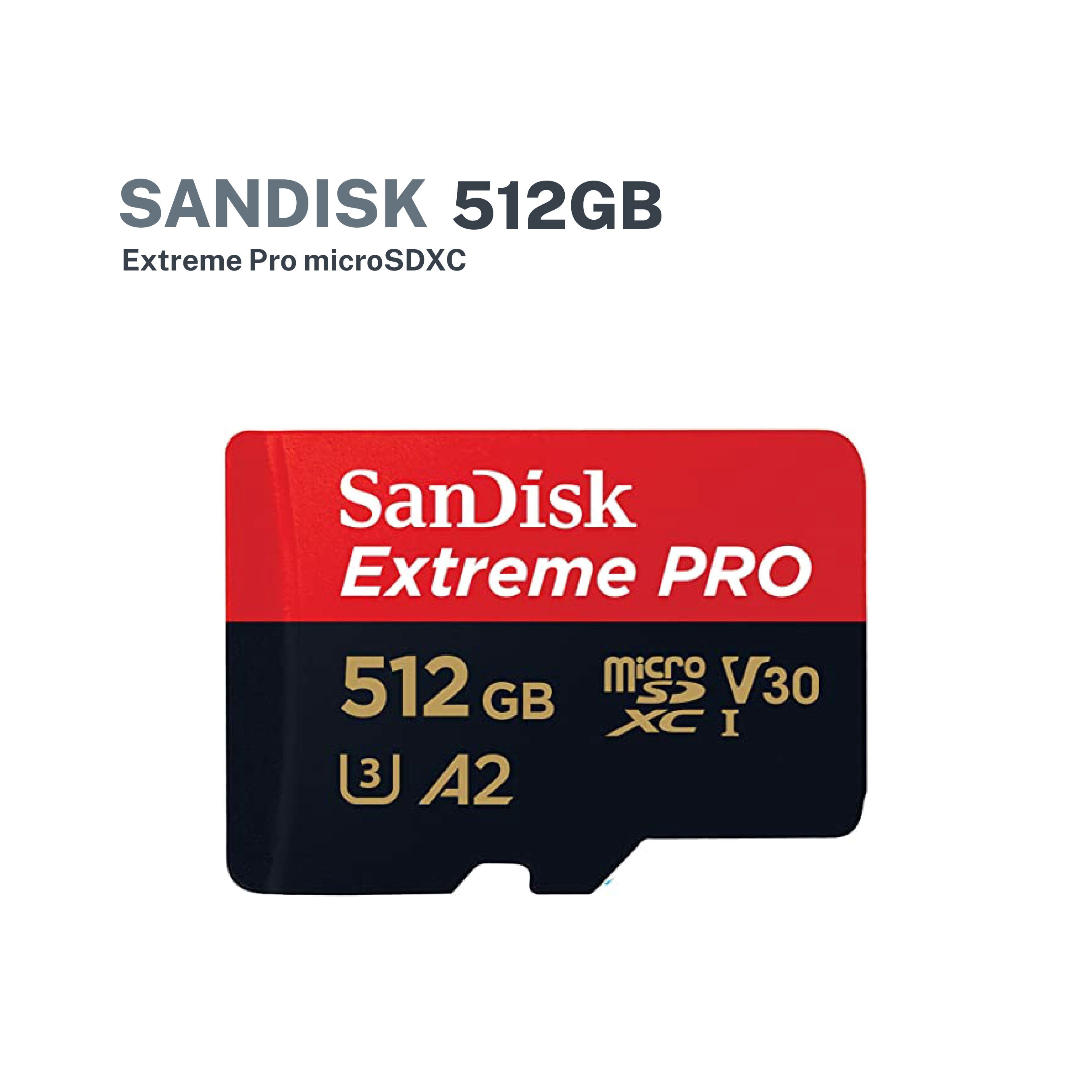 SanDisk 512GB Extreme Pro microSDXC