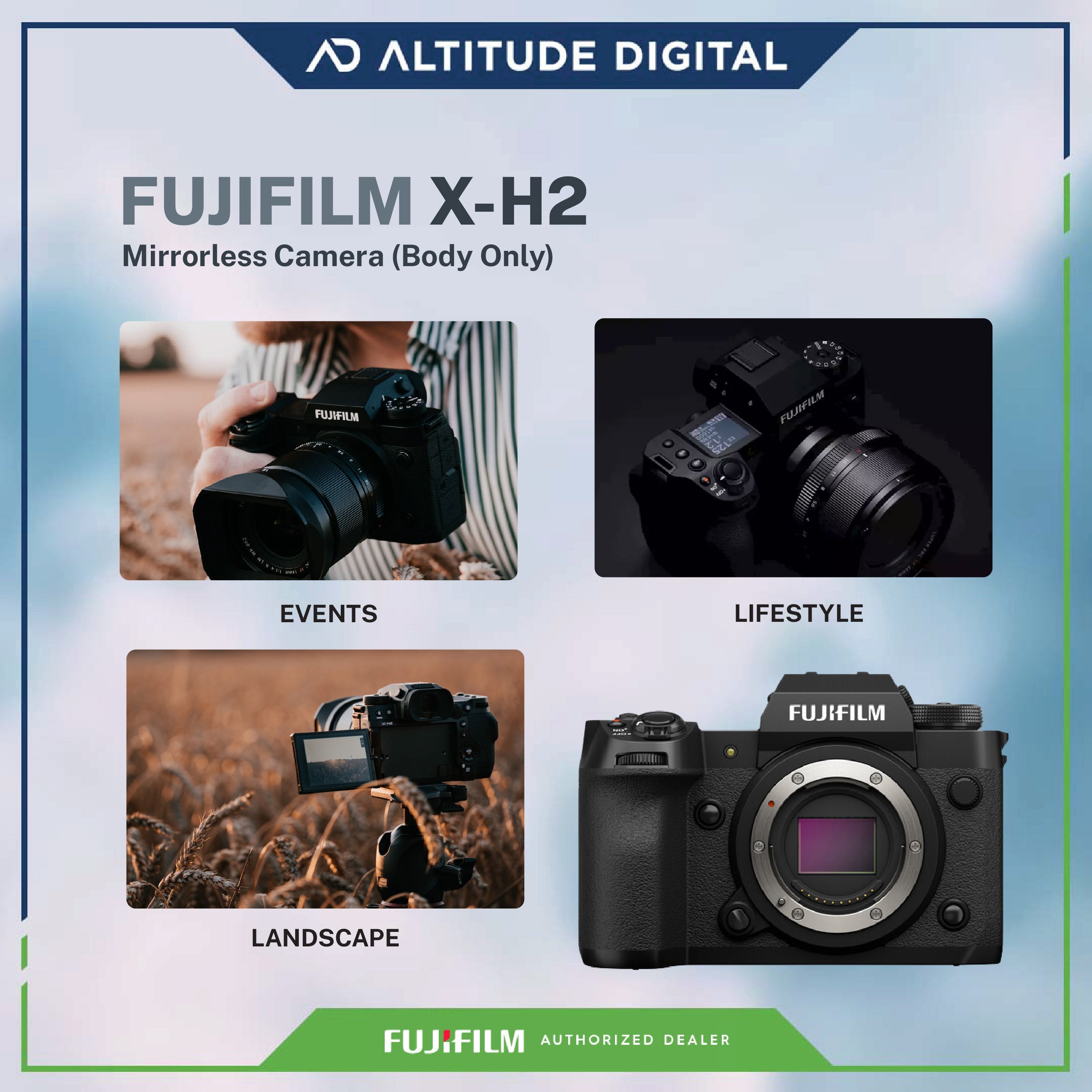 FUJIFILM X-H2 Mirrorless Camera