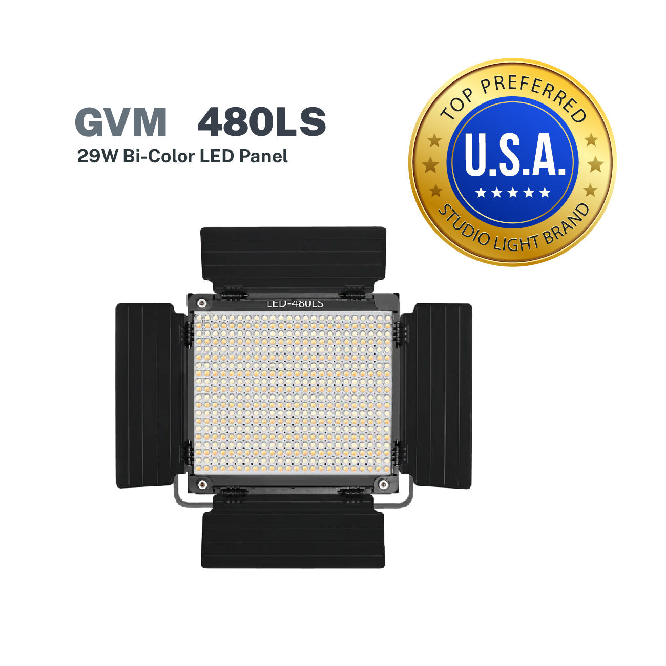 GVM 480LS 29W Bi-Color LED Panel