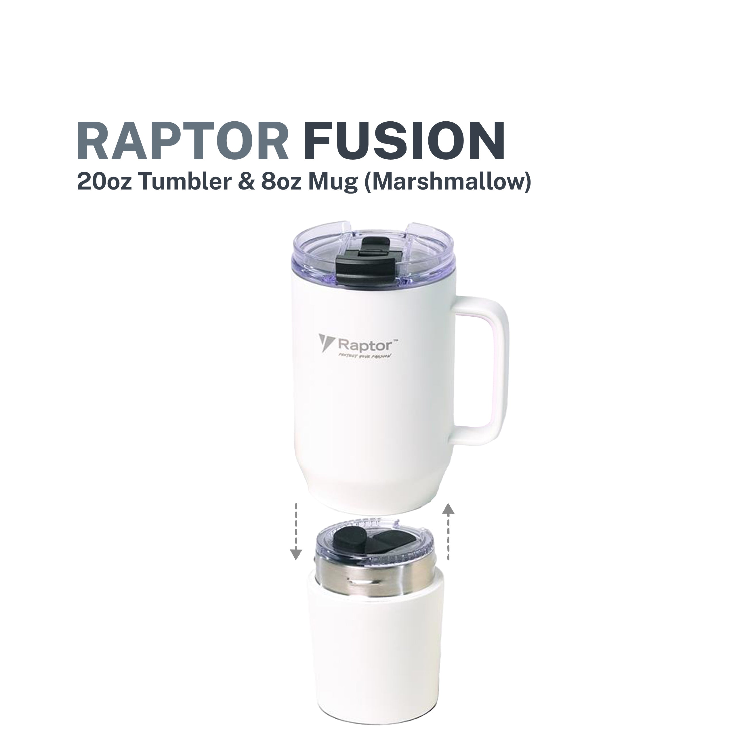 Raptor | 2-in-1 Insulated Tumbler 28oz - Fusion