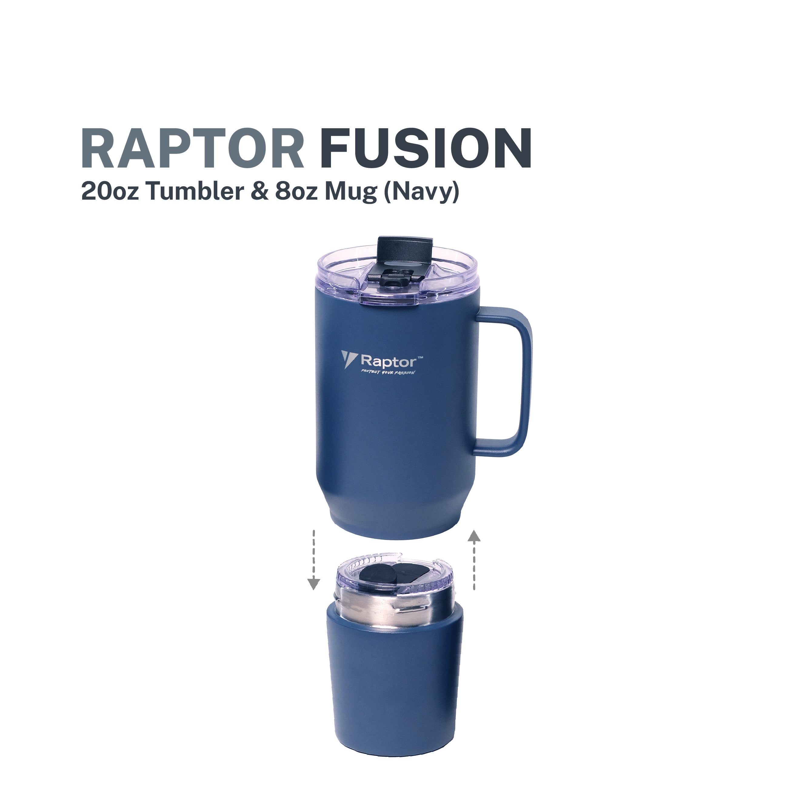 Raptor | 2-in-1 Insulated Tumbler 28oz - Fusion