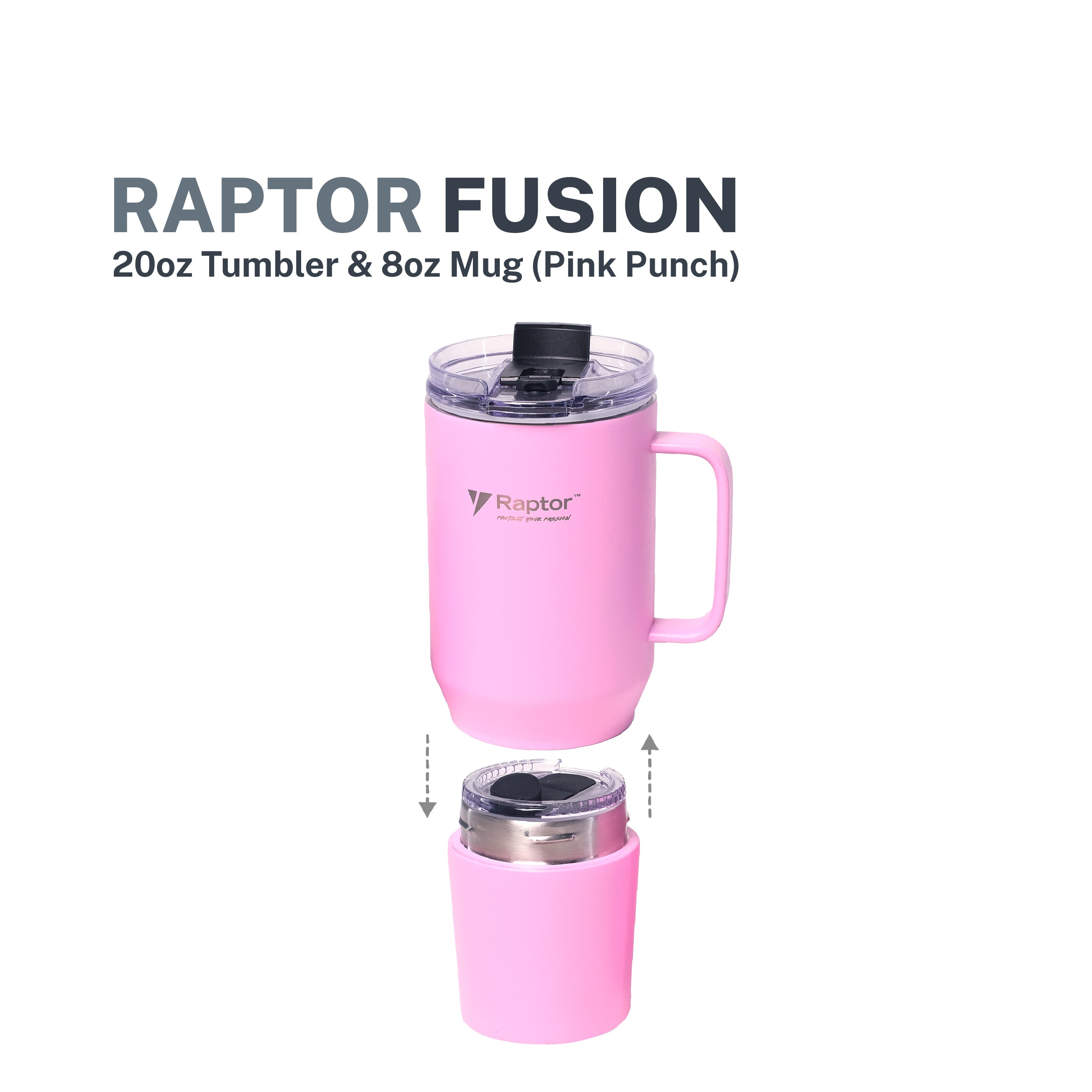 Raptor | 2-in-1 Insulated Tumbler 28oz - Fusion