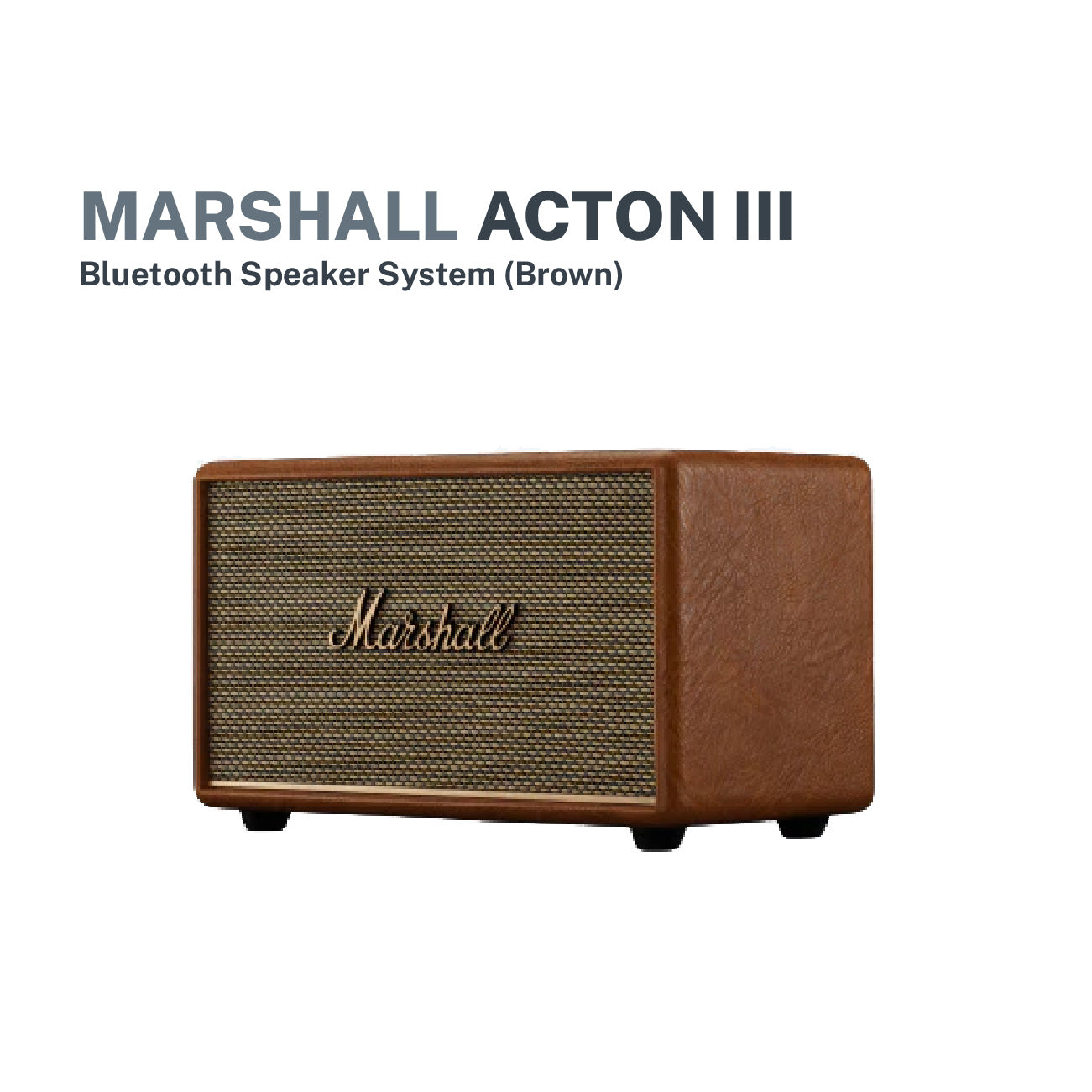 Marshall Acton III Portable Bluetooth Speaker System