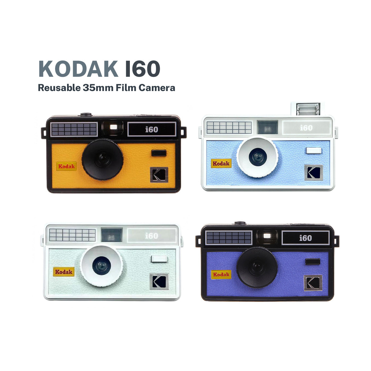 Kodak I60 Reusable 35mm Film Camera