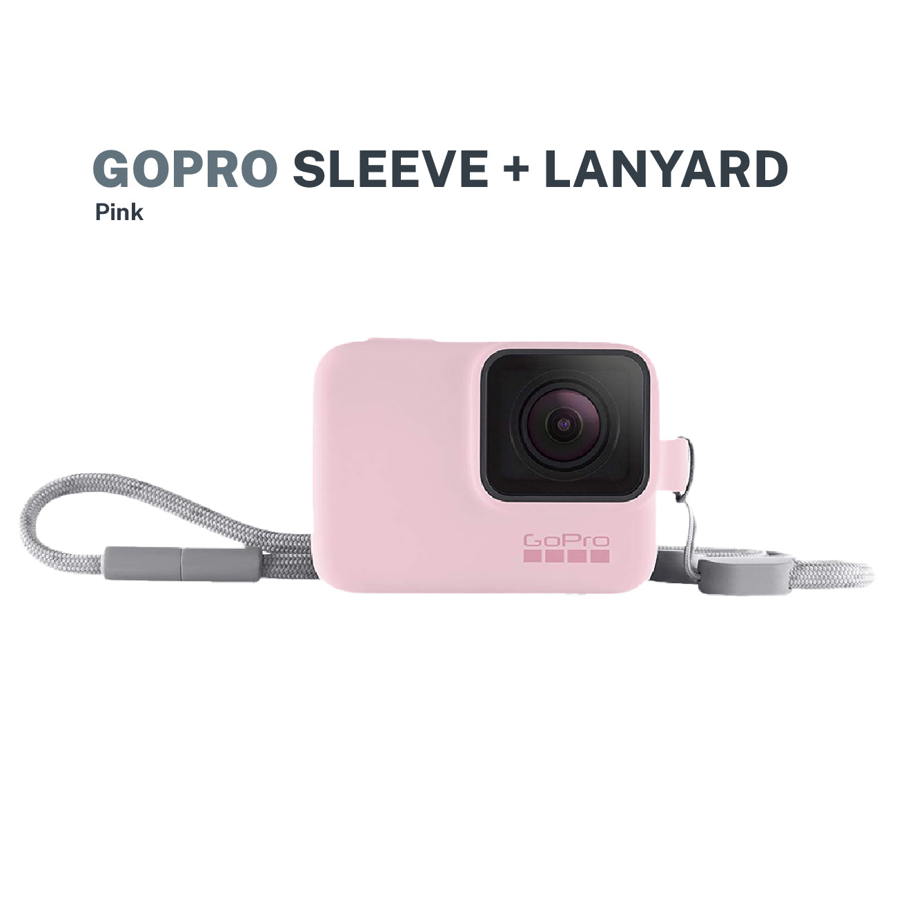 GoPro Protective Camera Sleeve + Lanyard (Pink)