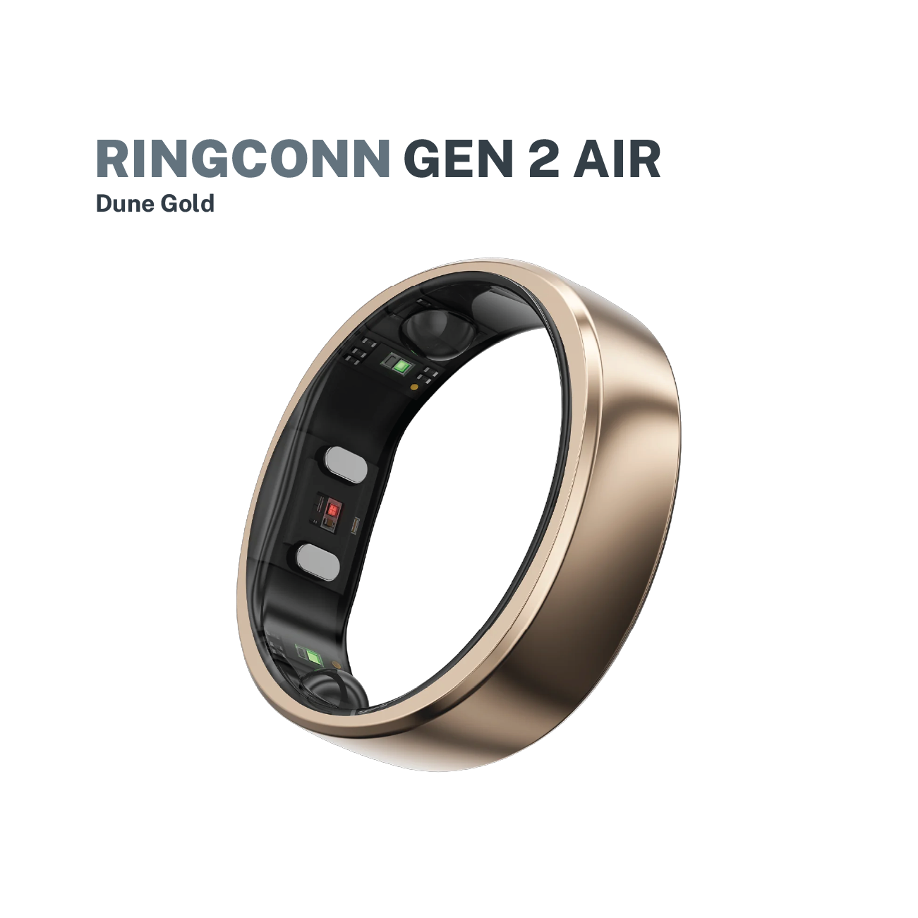 RingConn Smart Ring Gen 2 Air Dune Gold