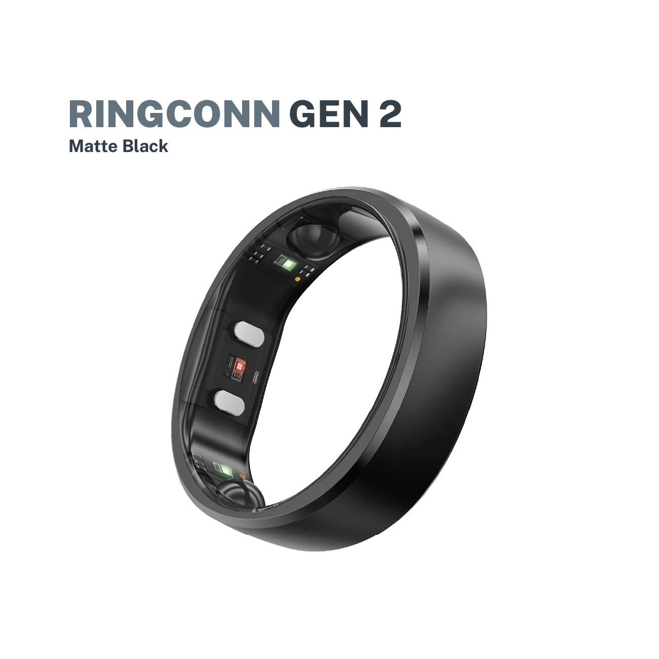 RingConn Smart Ring Gen 2 Matte Black