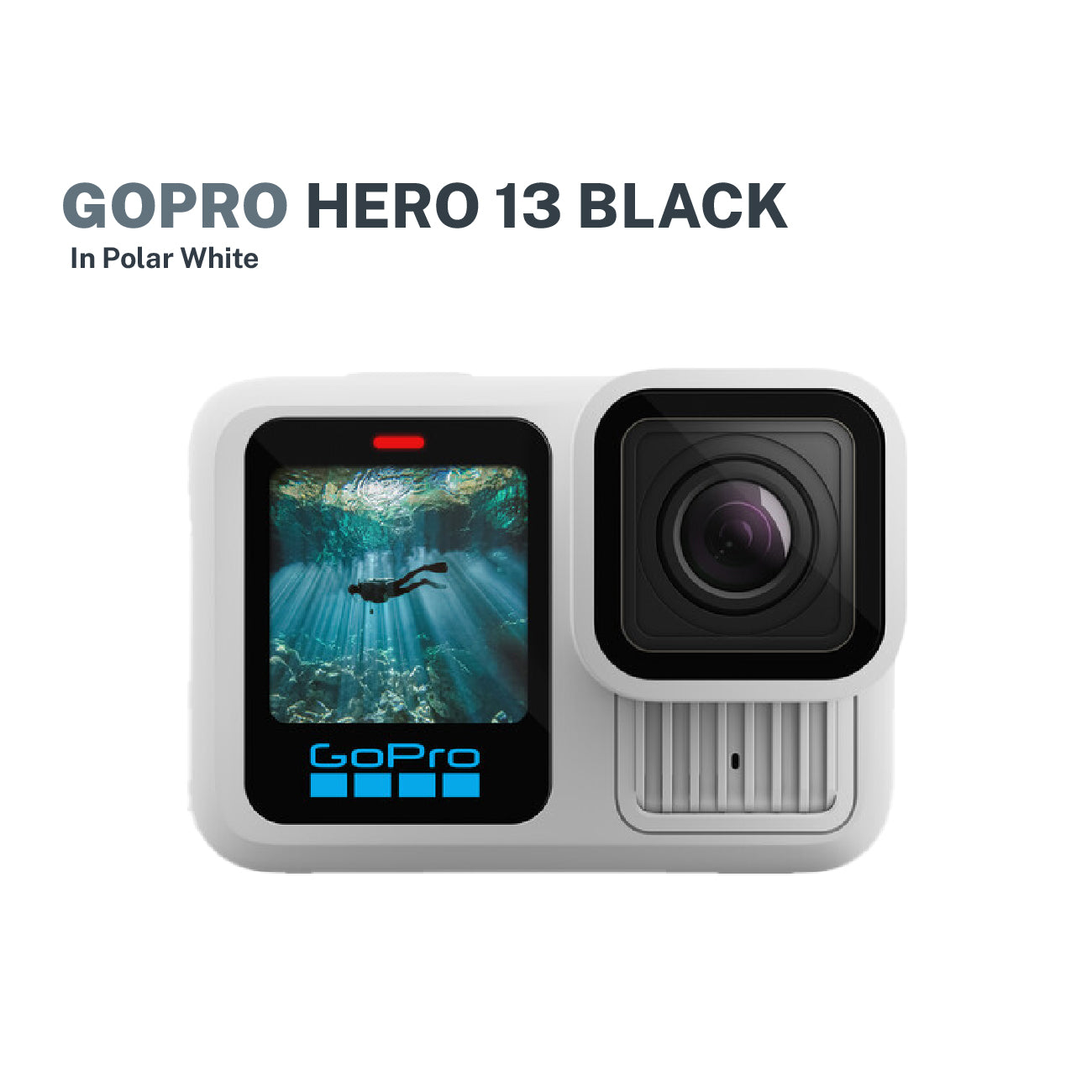 GoPro HERO13 Black Action Camera in Polar White