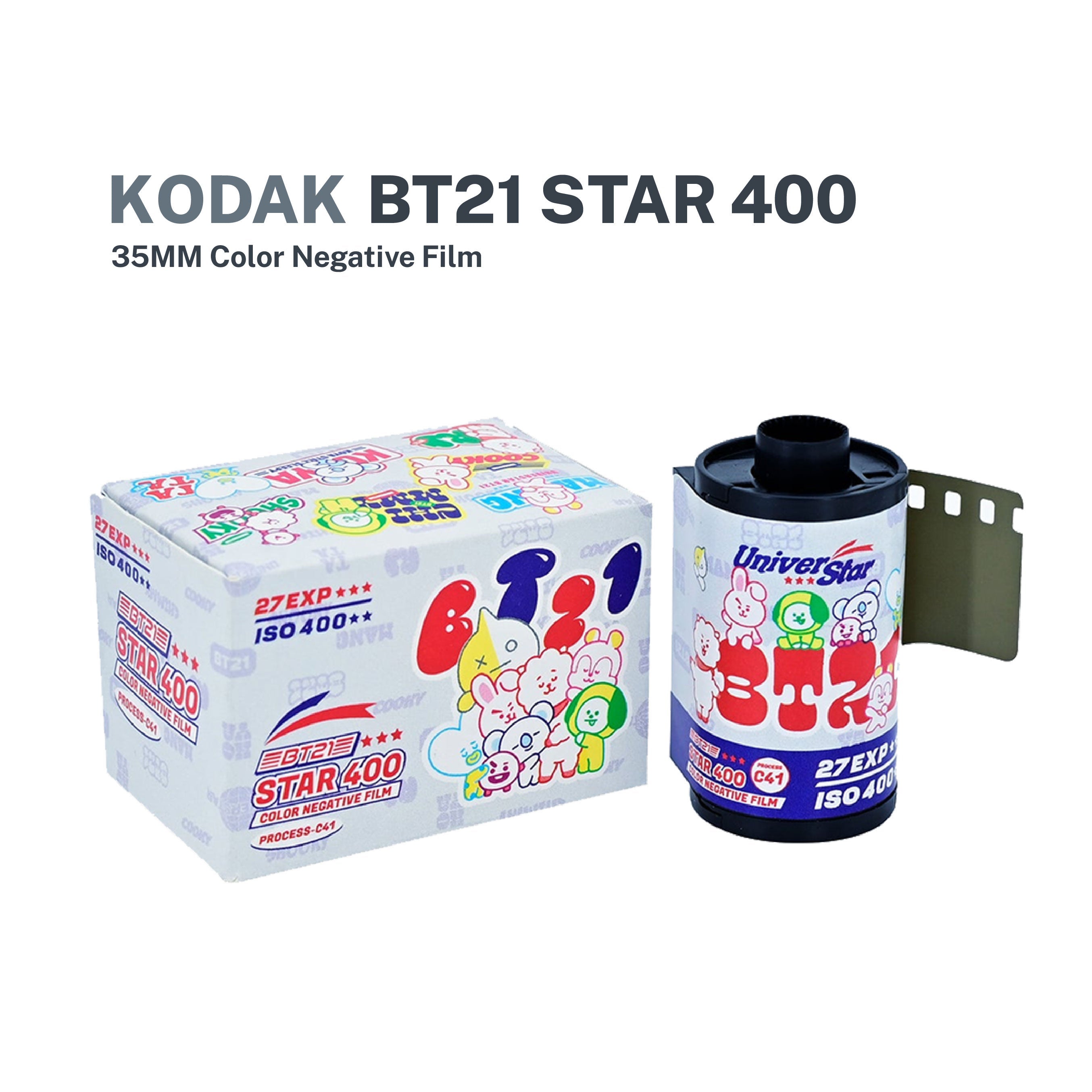 Kodak BT21 Star 400 35MM Color Negative Film