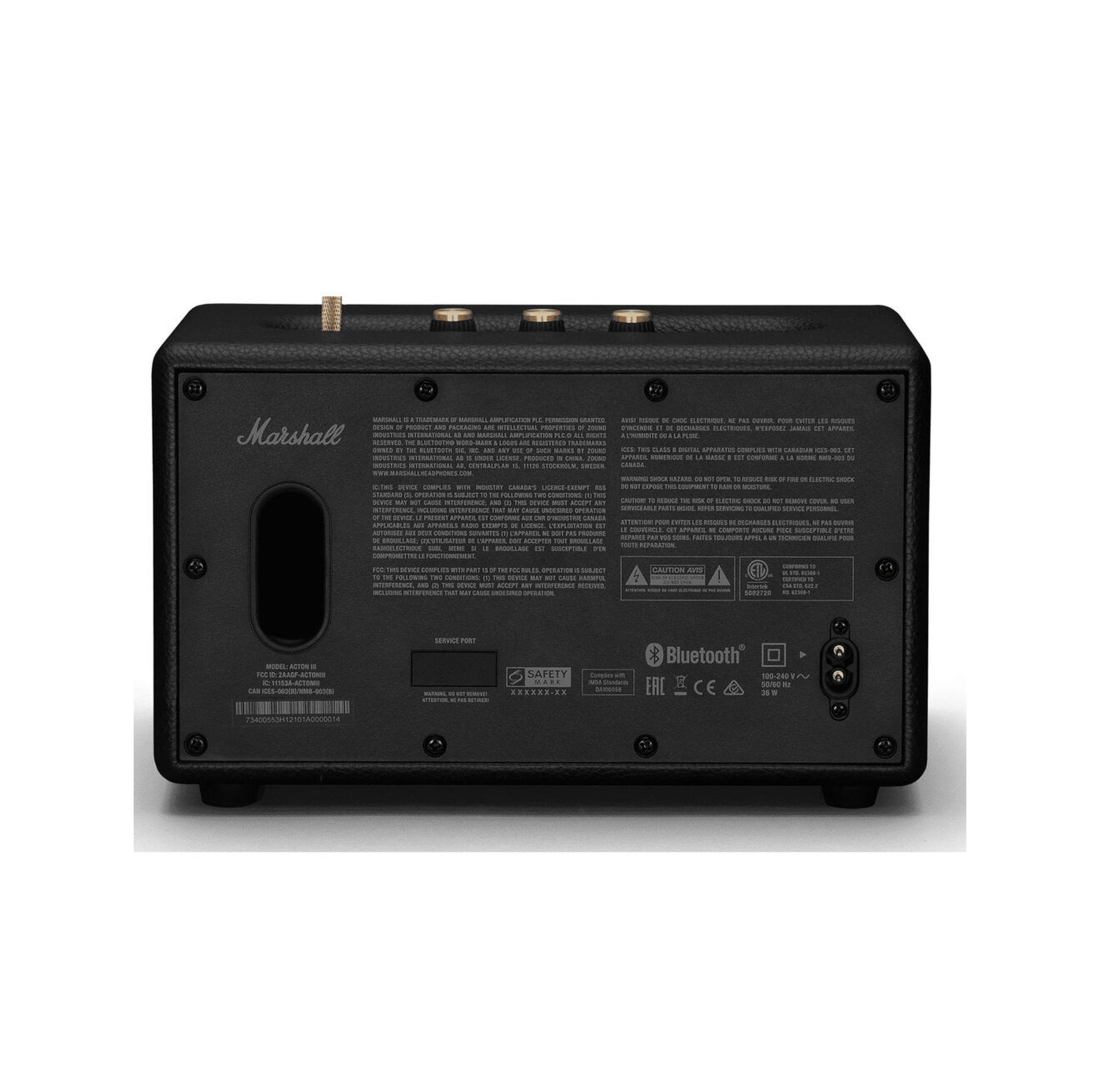 Marshall Acton III Portable Bluetooth Speaker System