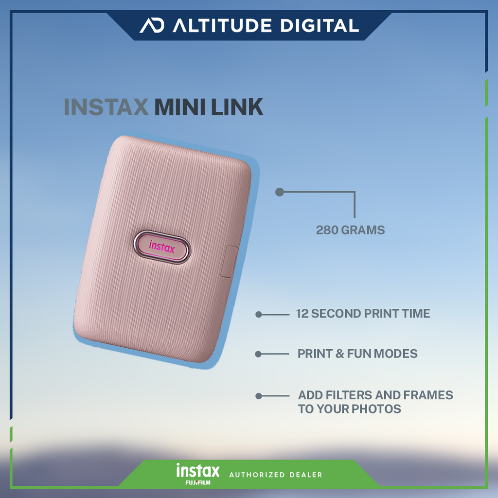 Instax Mini Link Instant Cameras with FREE film (single pack)