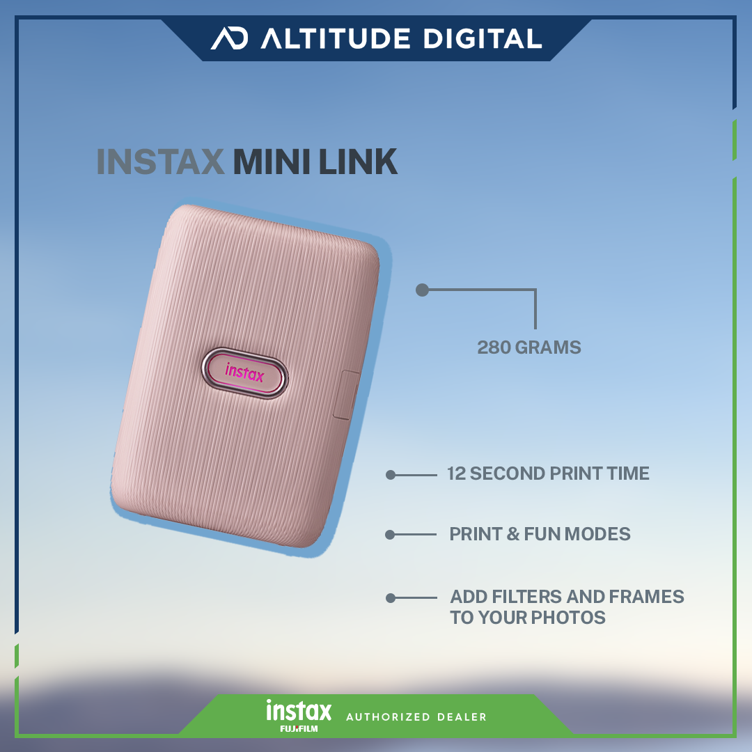 Instax Mini Link Instant Cameras with FREE film (single pack)