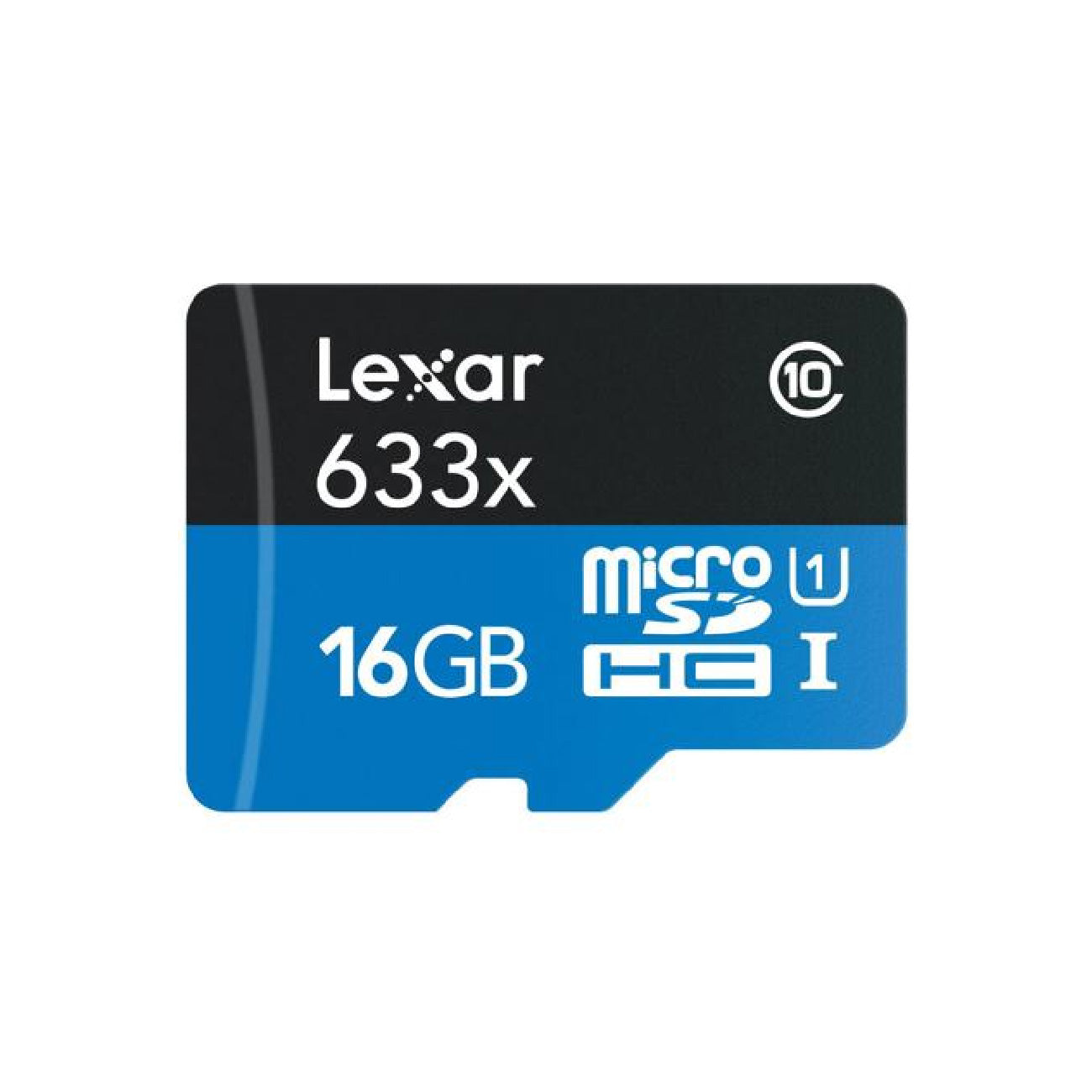 Lexar 16GB High-Performance 633x UHS-I microSDHC Memory Card with SD Adapter