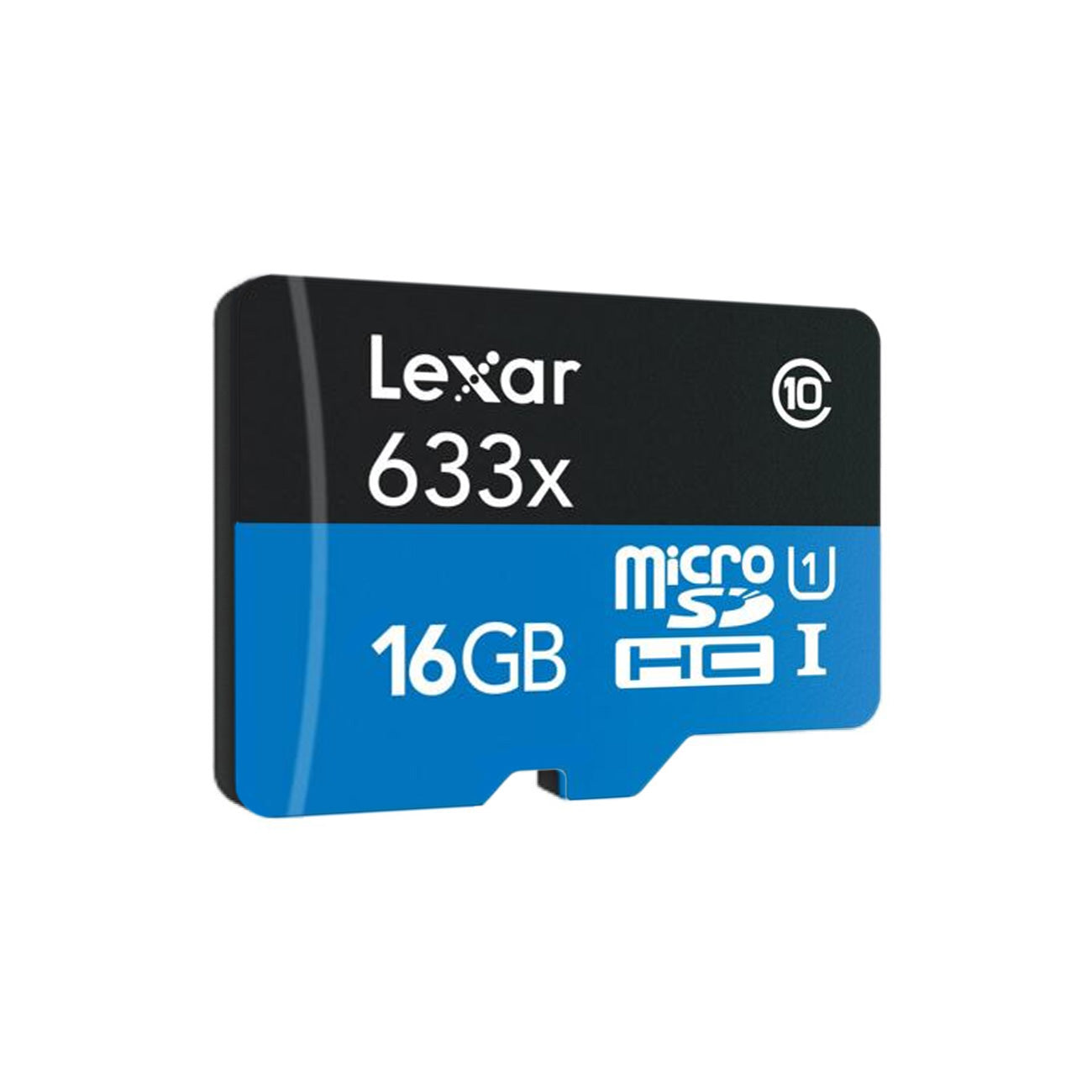 Lexar 16GB High-Performance 633x UHS-I microSDHC Memory Card with SD Adapter