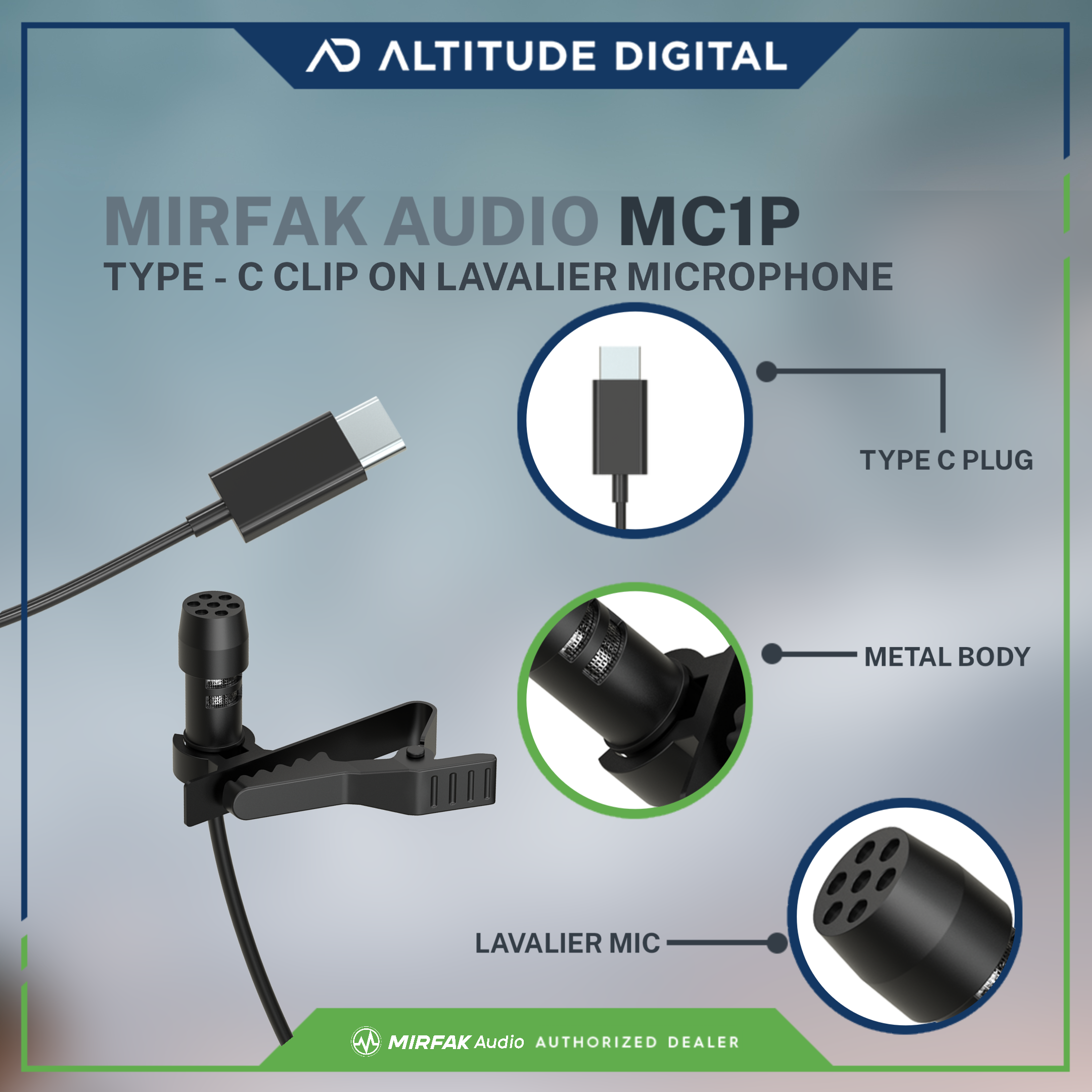 Mirfak MC1P Type-C (Microphone for Smartphones)