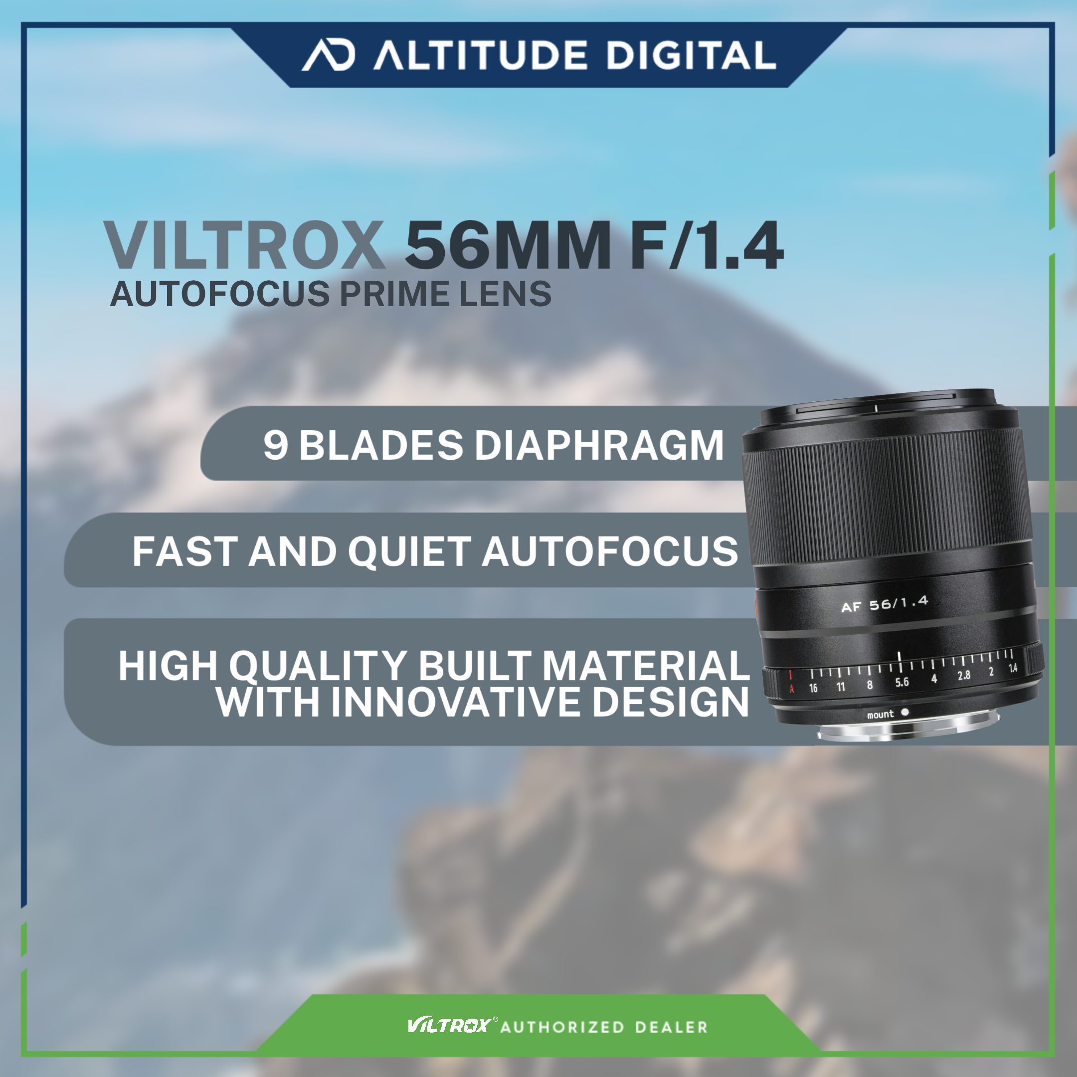 Viltrox AF 56mm f/1.4 Lens