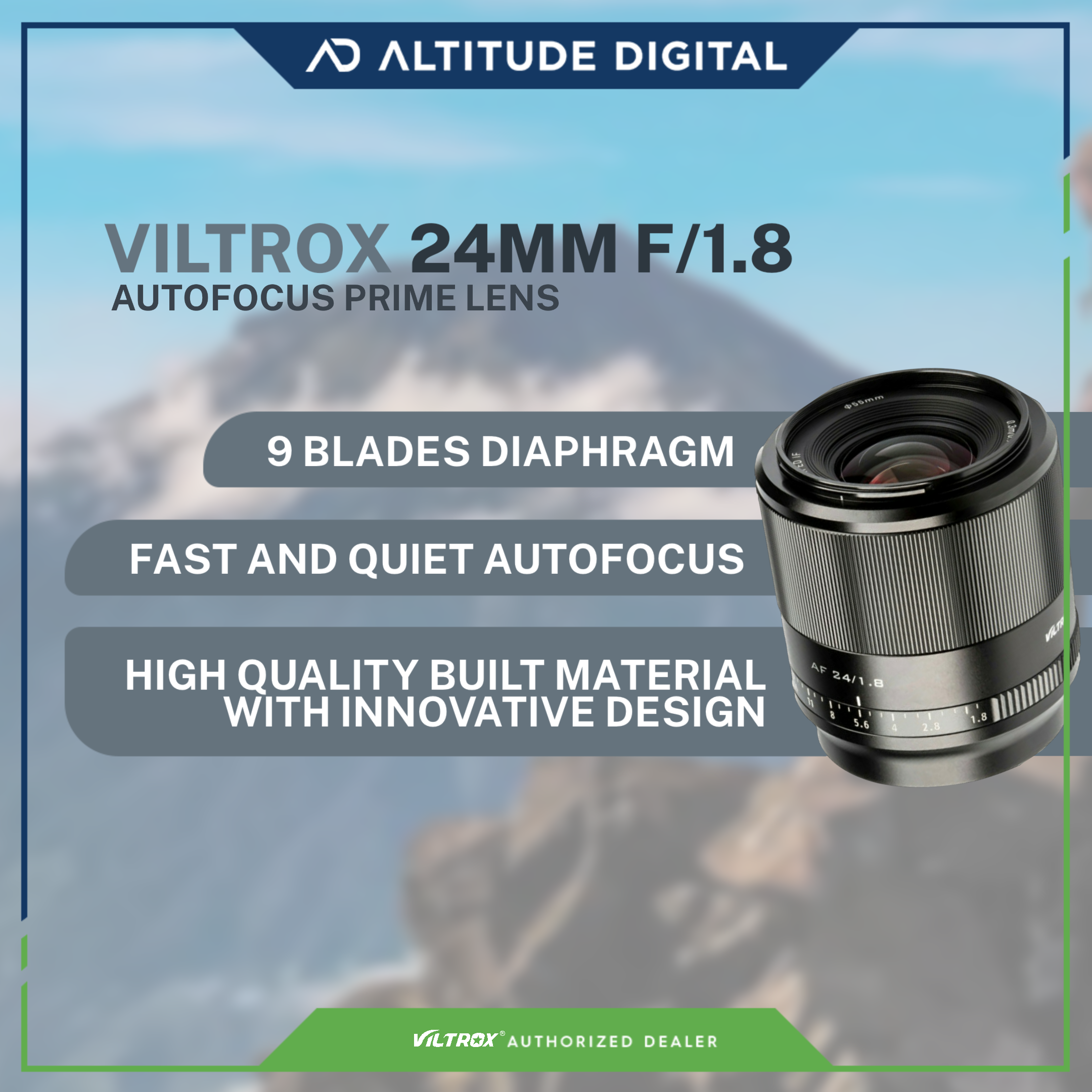 Viltrox AF 24mm f/1.8 Lens