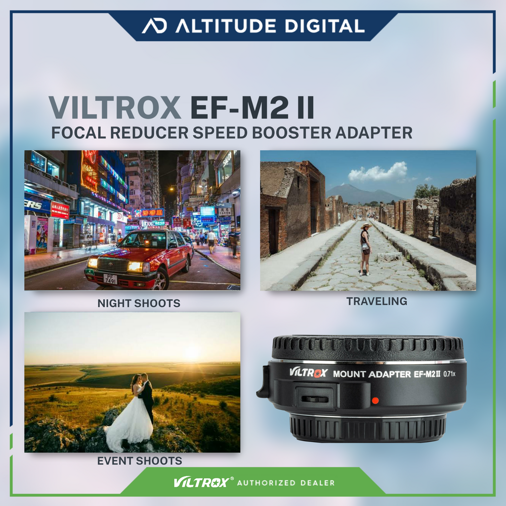 VILTROX EF-M2 II Focal Reducer Speed Booster Adapter