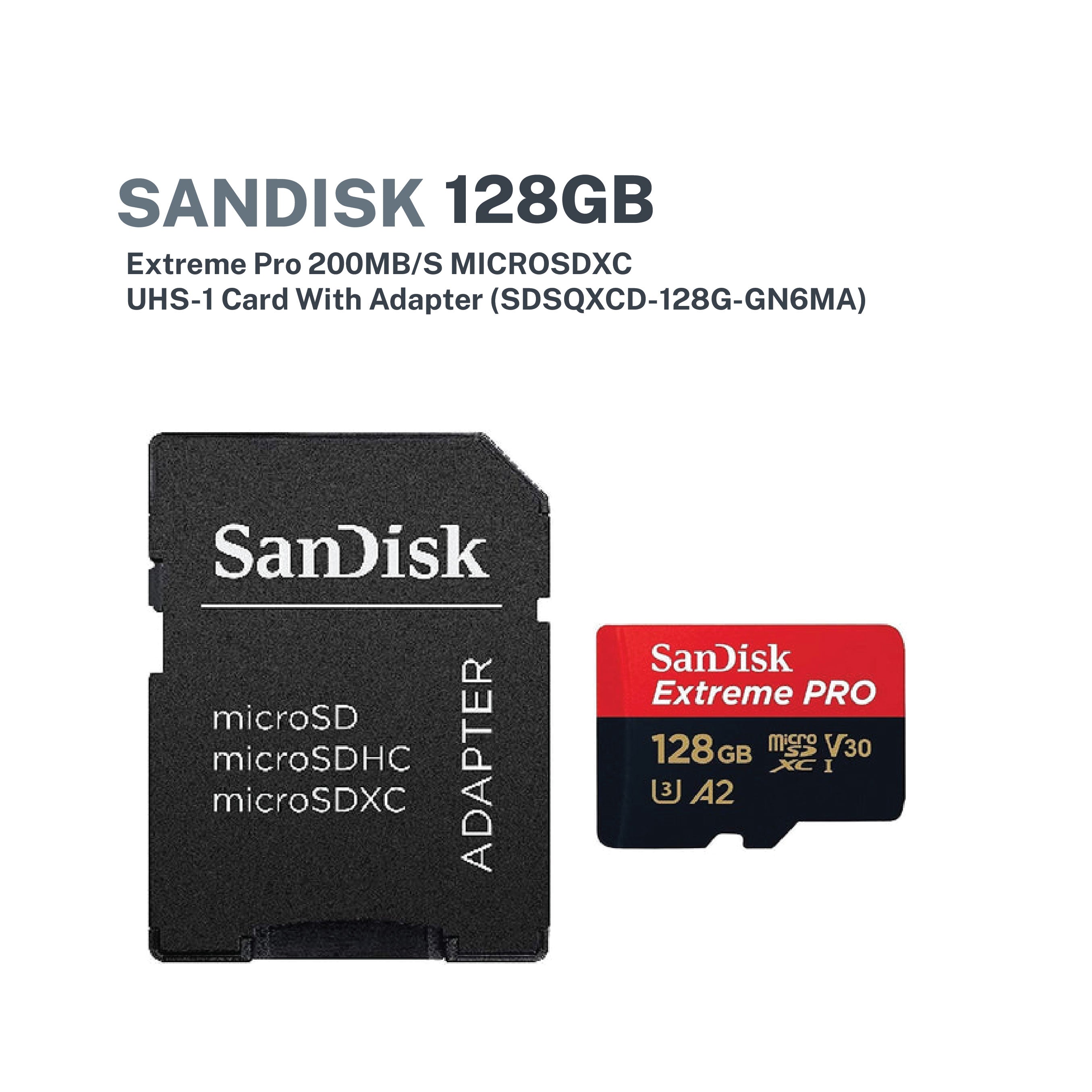SanDisk 128GB Extreme Pro  microSDXC