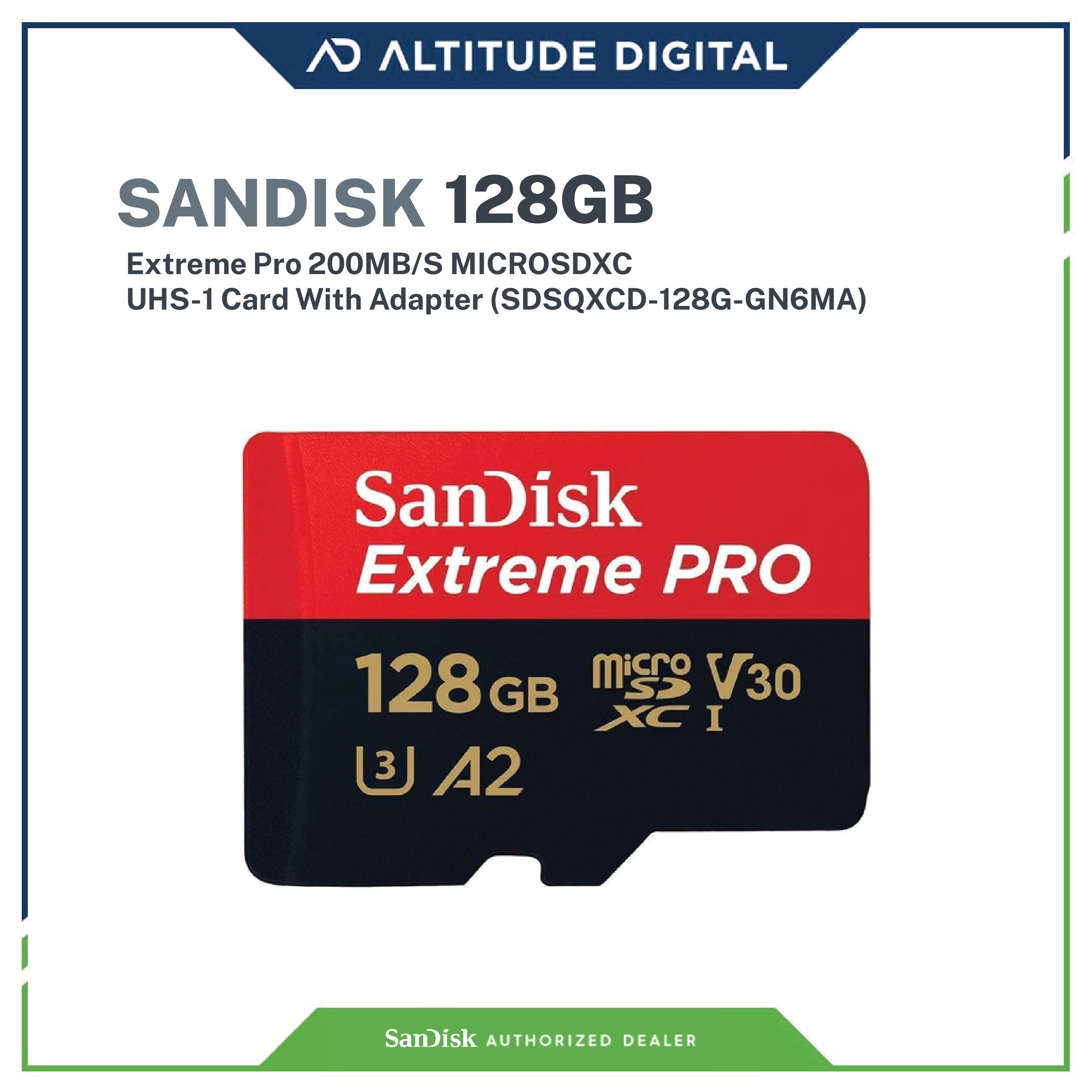 SanDisk 128GB Extreme Pro  microSDXC