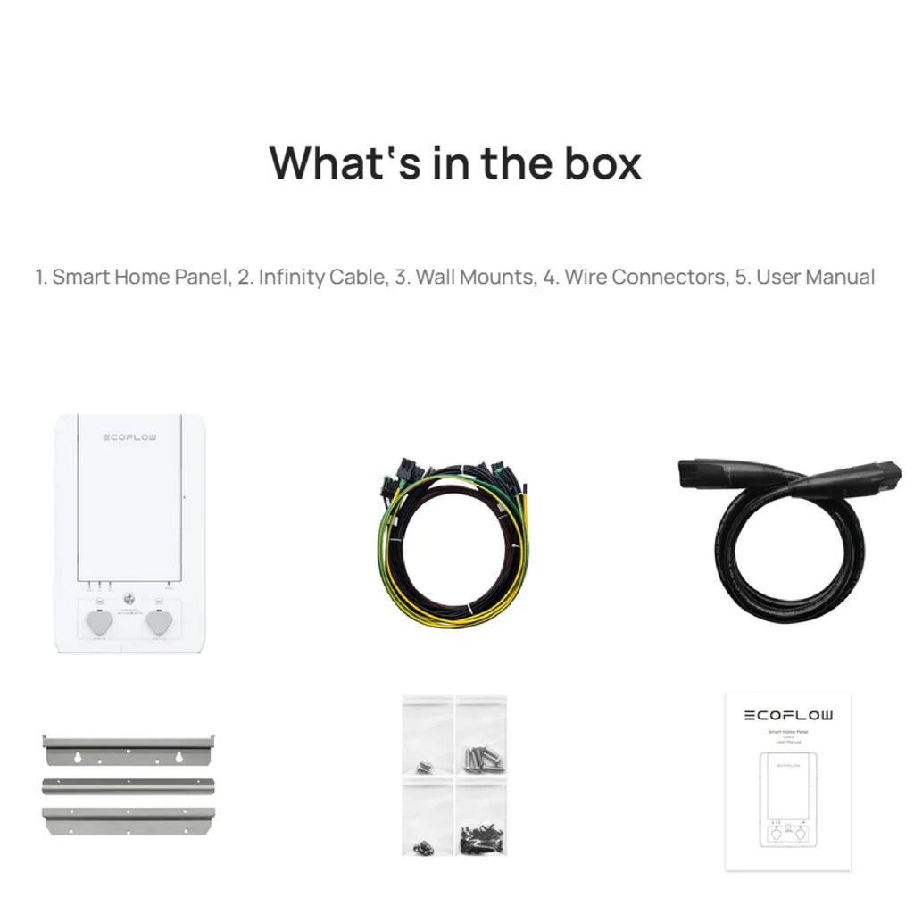 Ecoflow Smart Home Panel w/ Free Infinity Cable