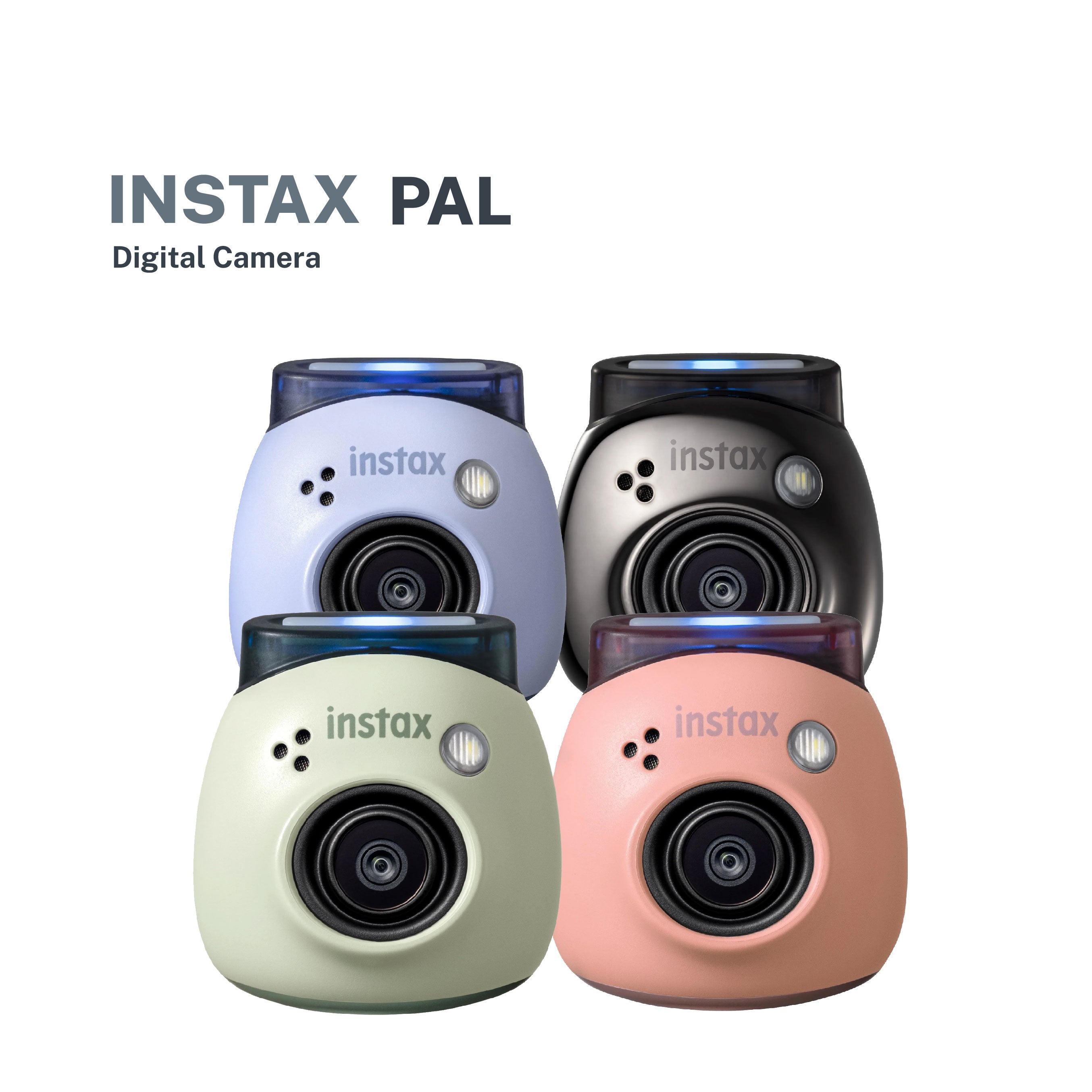 Instax Pal Digital Camera With Built-in Wide-Angle Lens, Pocket Size