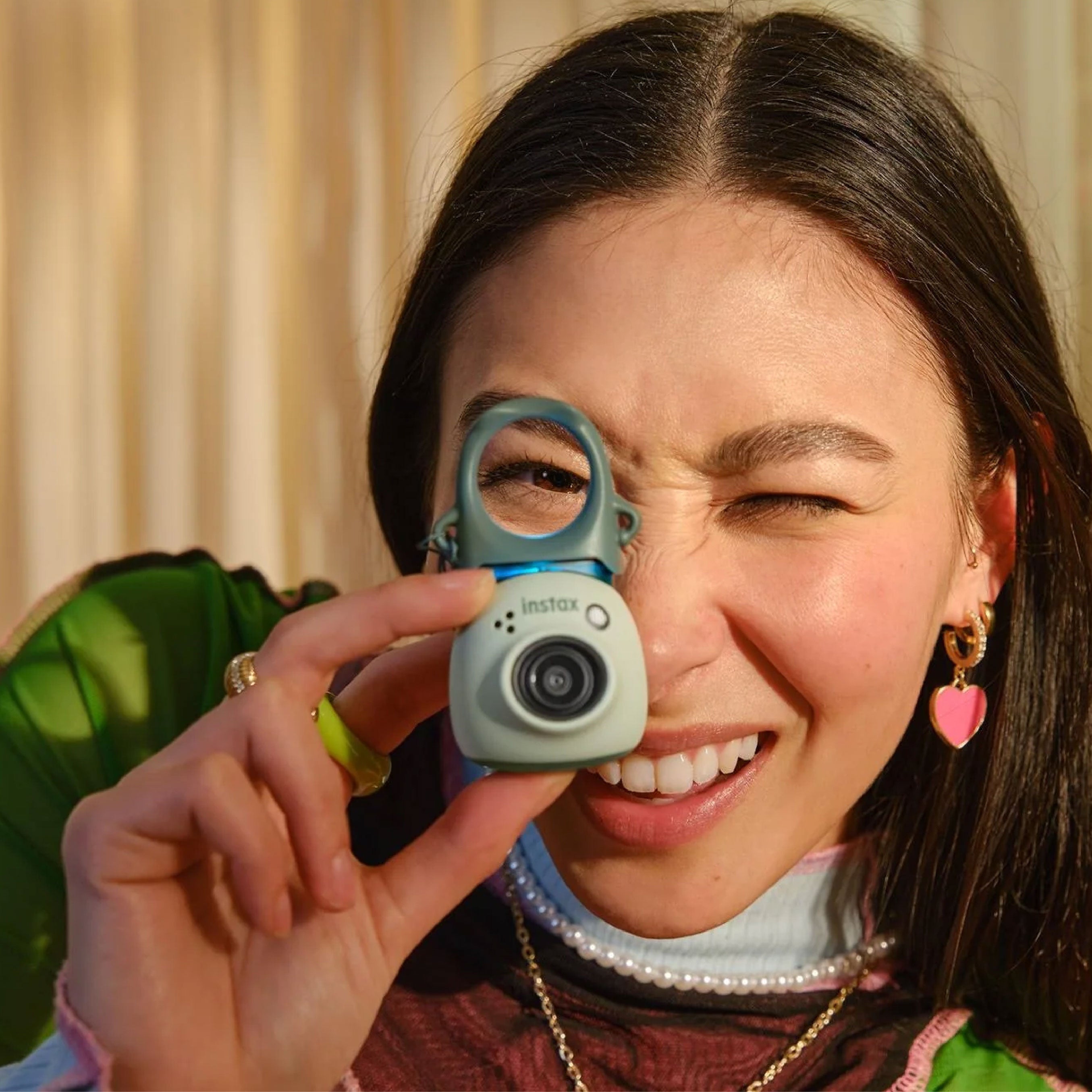 Instax Pal Digital Camera With Built-in Wide-Angle Lens, Pocket Size
