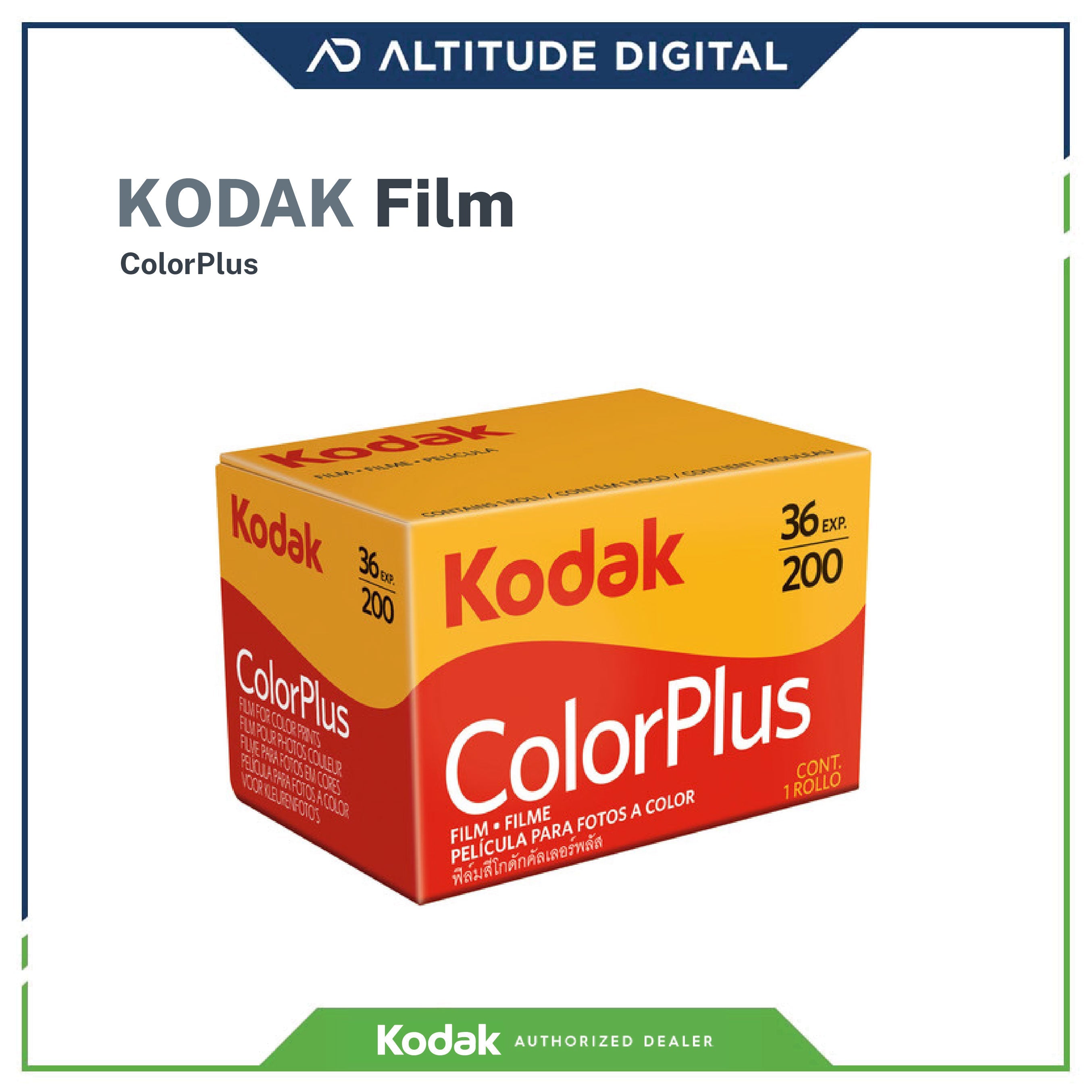 Kodak Film ColorPlus 200 Negative Film