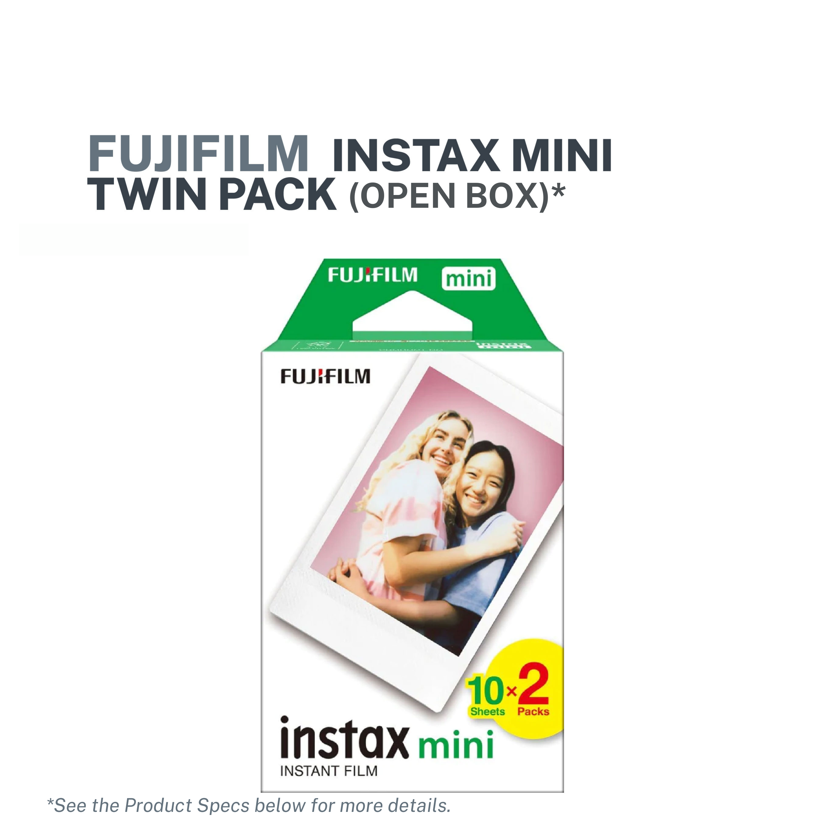 Instax Mini Twin Pack 20 Sheets (Open Box)