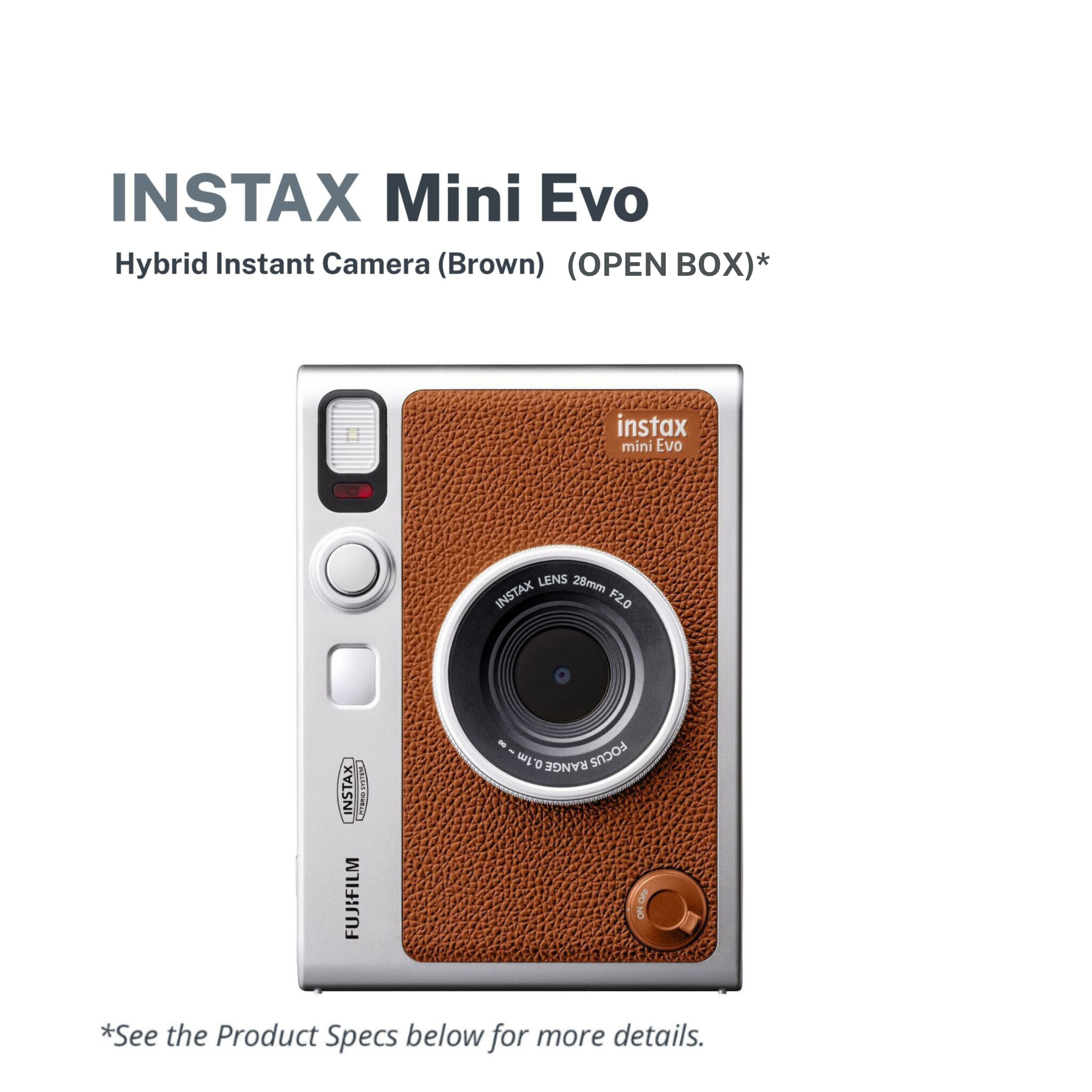 Instax Mini Evo Instant Film Camera (Open Box)