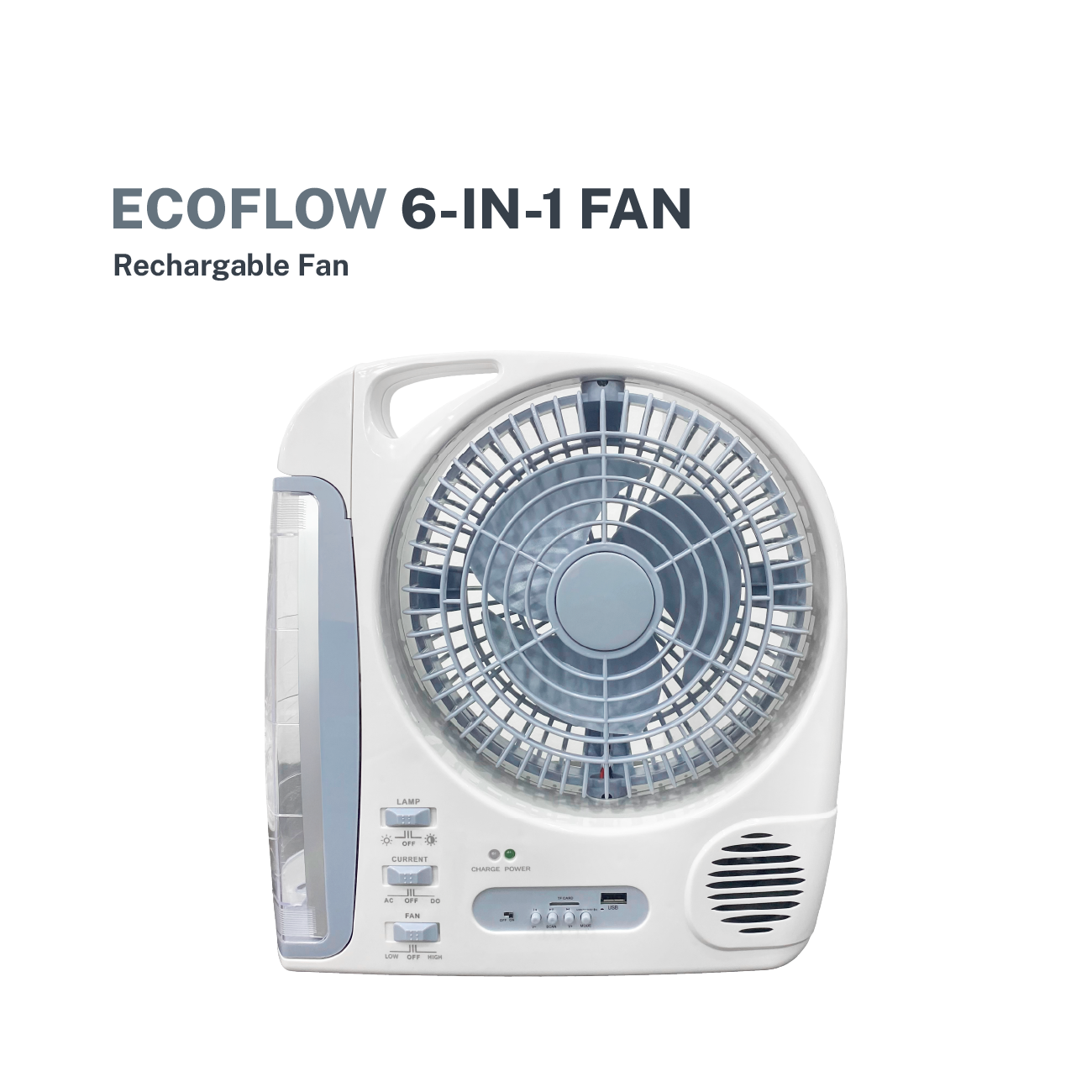 EcoFlow 6-in-1 Rechargeable Fan
