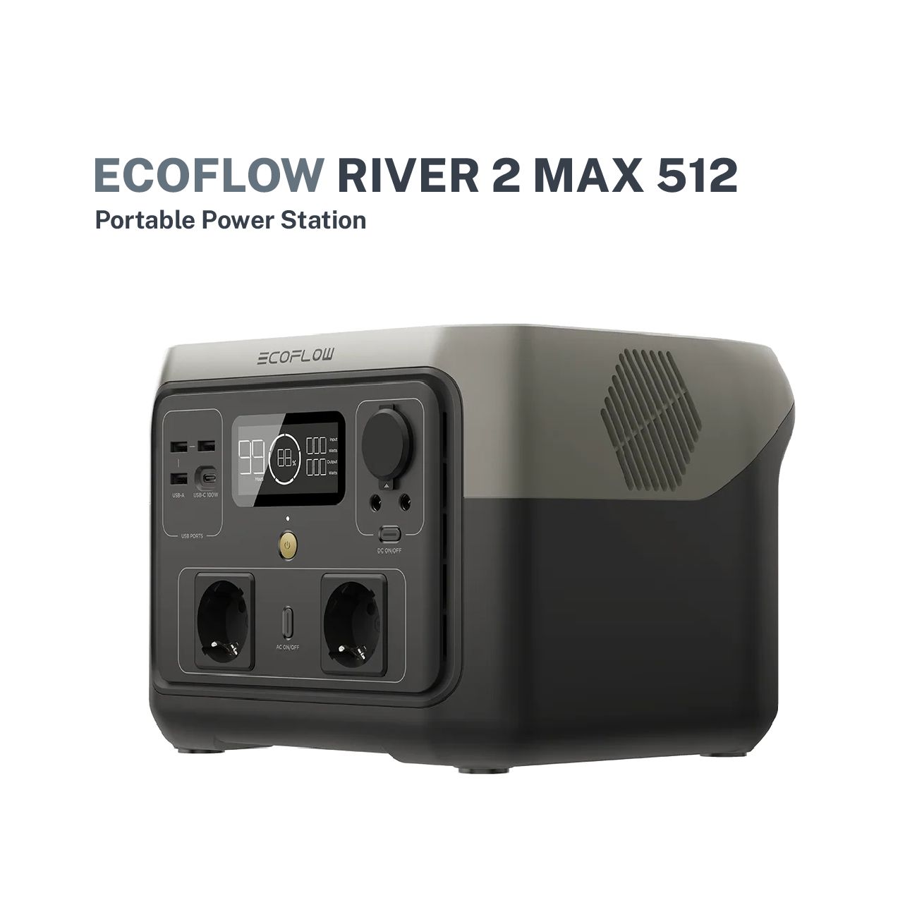 EcoFlow RIVER 2 Max 512 Portable Power Station