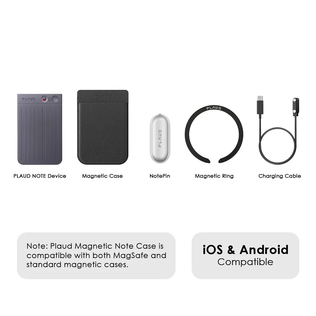 PLAUD.AI Plaud NotePin AI Voice Recorder Cosmic Gray