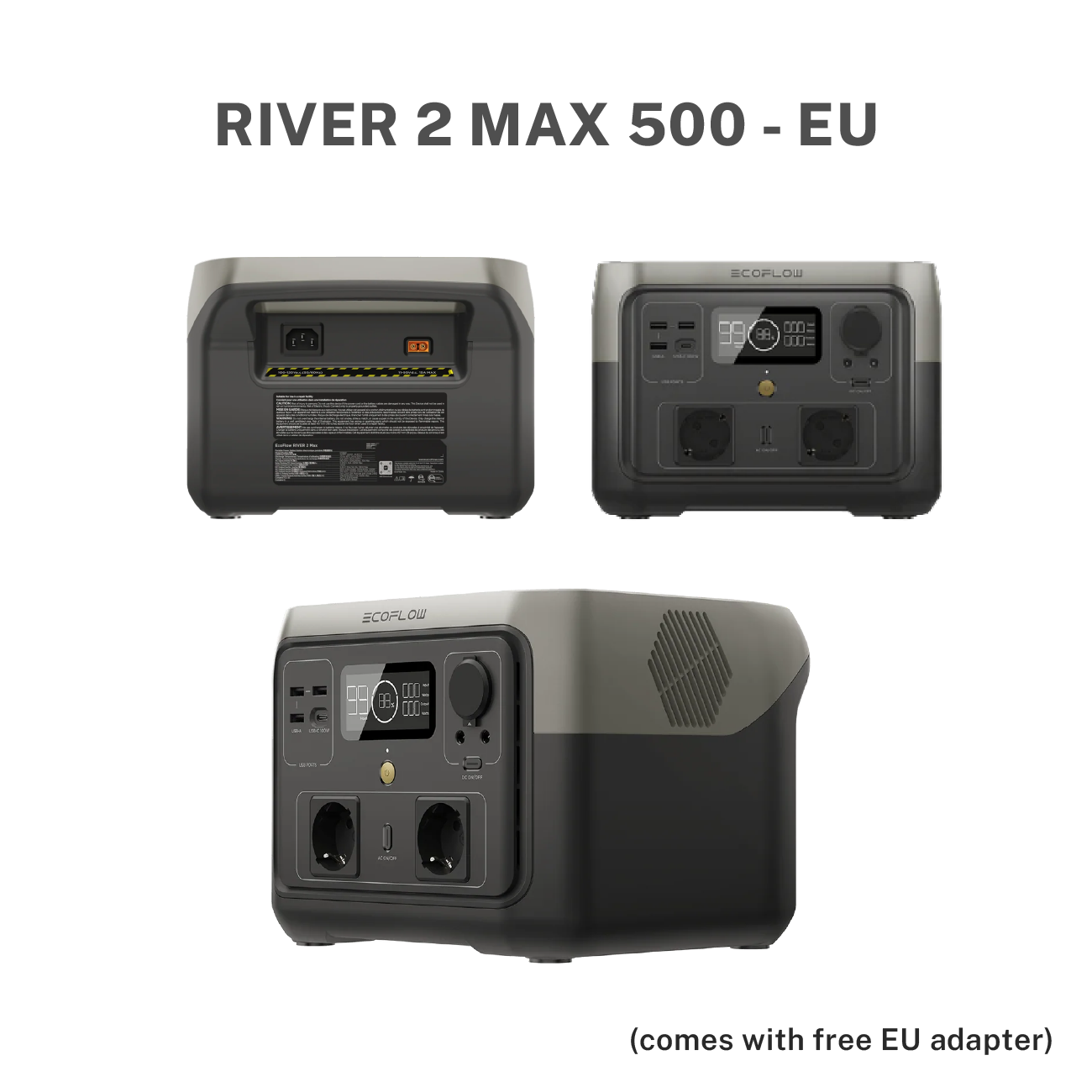 EcoFlow RIVER 2 Max 500 Portable Power Station