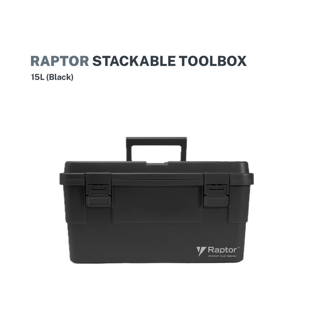 Raptor Case Utility 15L Stackable Tool box