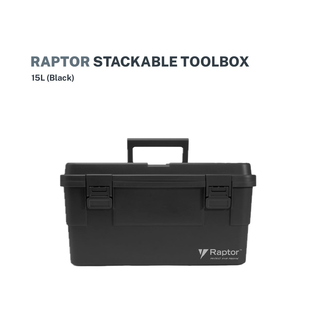 Raptor Case Utility 15L Stackable Tool box
