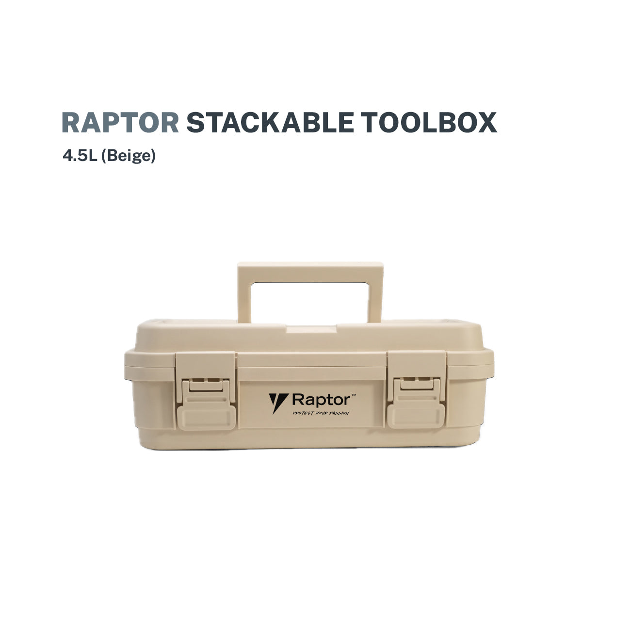 Raptor Case Utility 4.5L Stackable Tool box