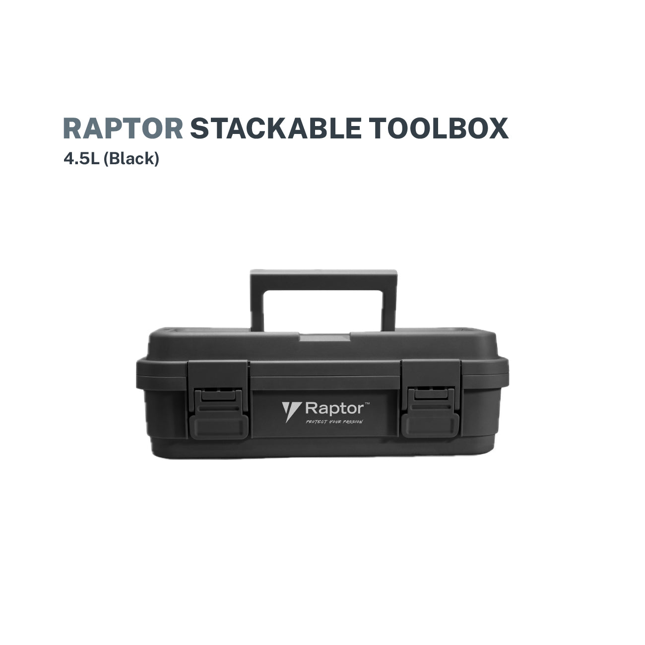 Raptor Case Utility 4.5L Stackable Tool box