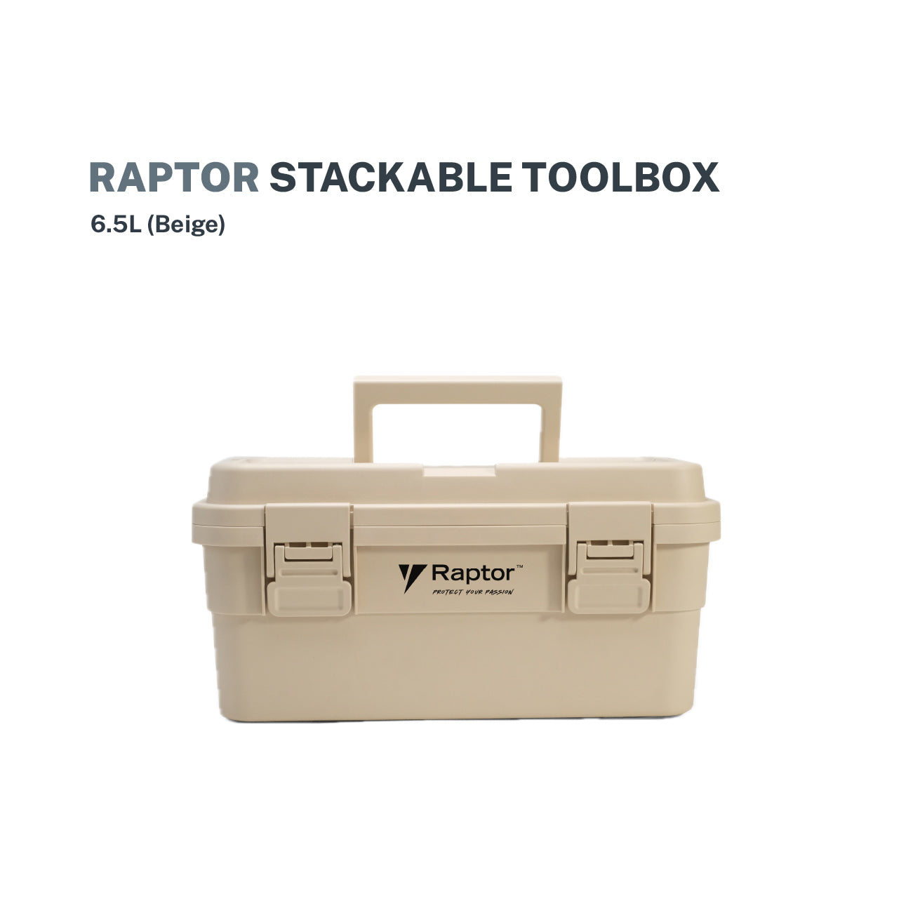 Raptor Case Utility 6.5L Stackable Tool box