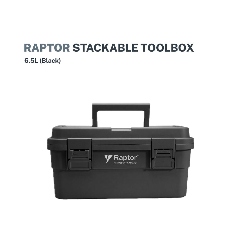 Raptor Case Utility 6.5L Stackable Tool box