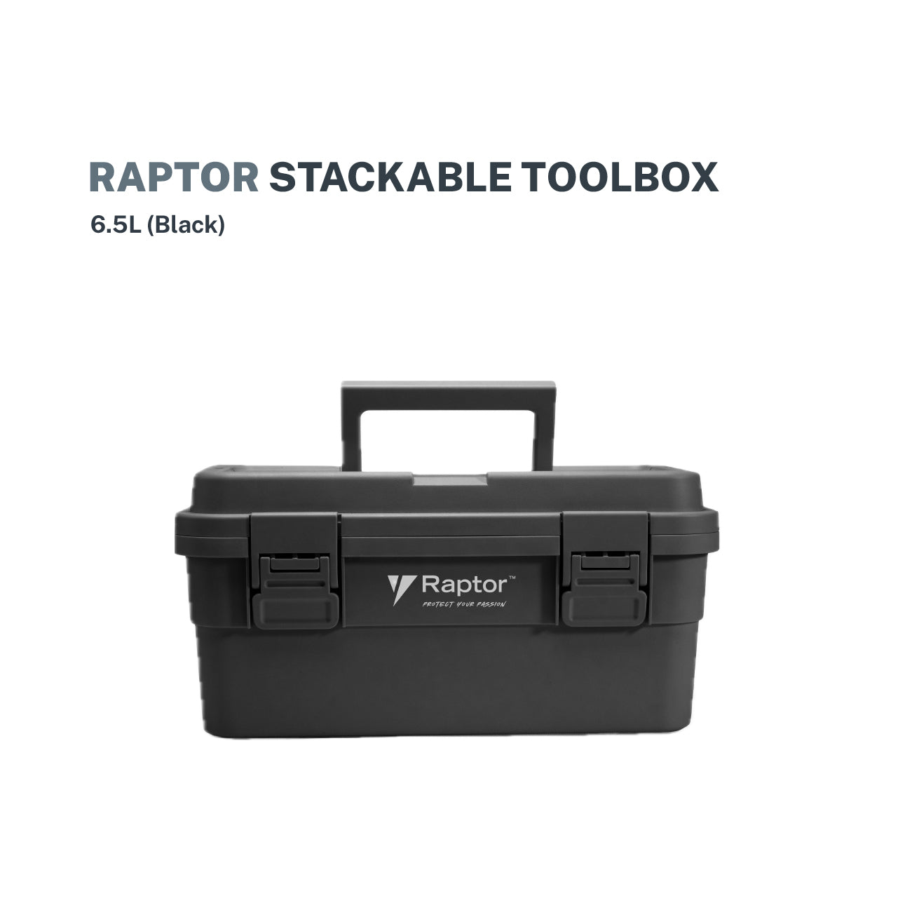 Raptor Case Utility 6.5L Stackable Tool box