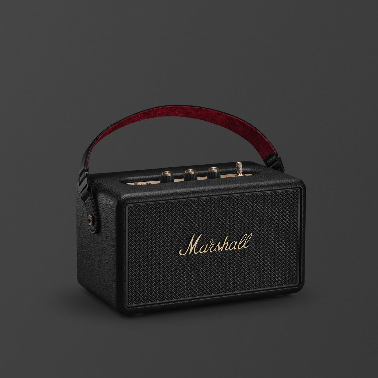 Marshall Kilburn III Portable Bluetooth Speaker (Black and Brass)