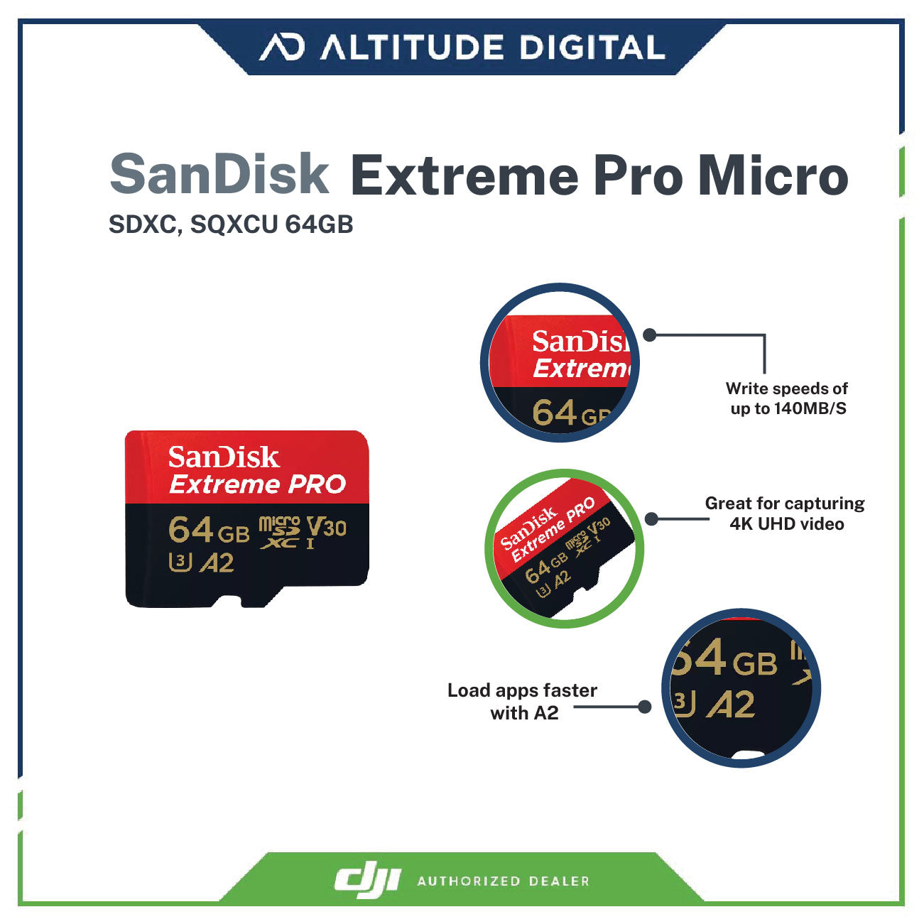 SanDisk 64GB Extreme Pro microSDXC