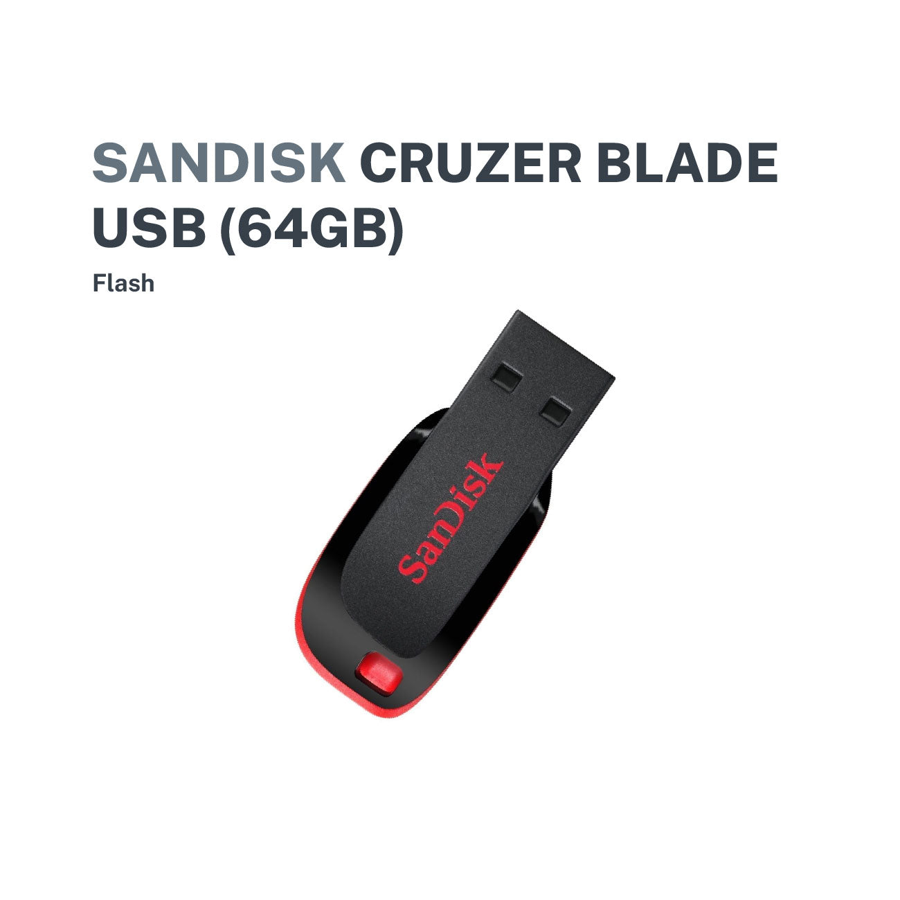 Sandisk Cruzer Blade CZ50 USB Flash Drive - Black