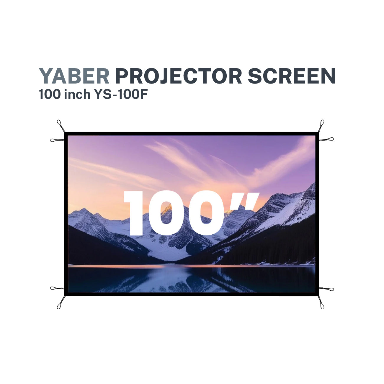 Yaber 100" Projector Screen  - YS-100F