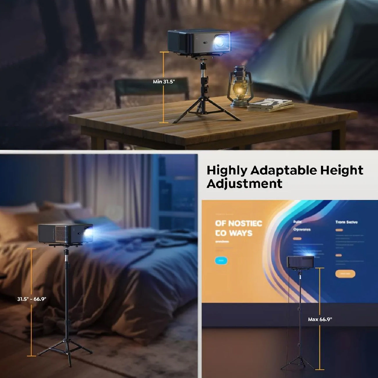 Yaber YH-170 Adjustable Projector Stand 170cm