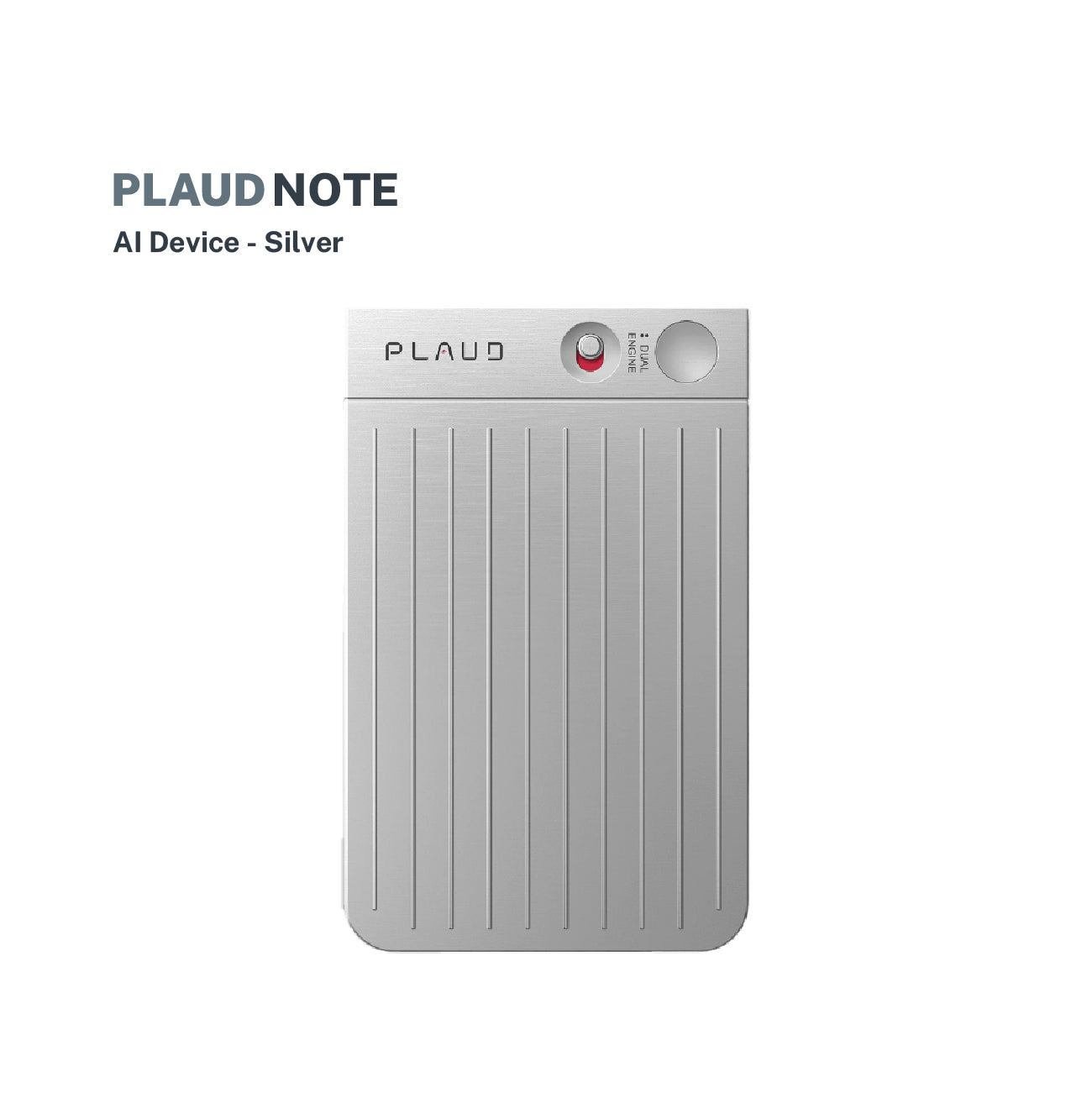 PLAUD.AI Plaud Note AI Voice Recorder Silver