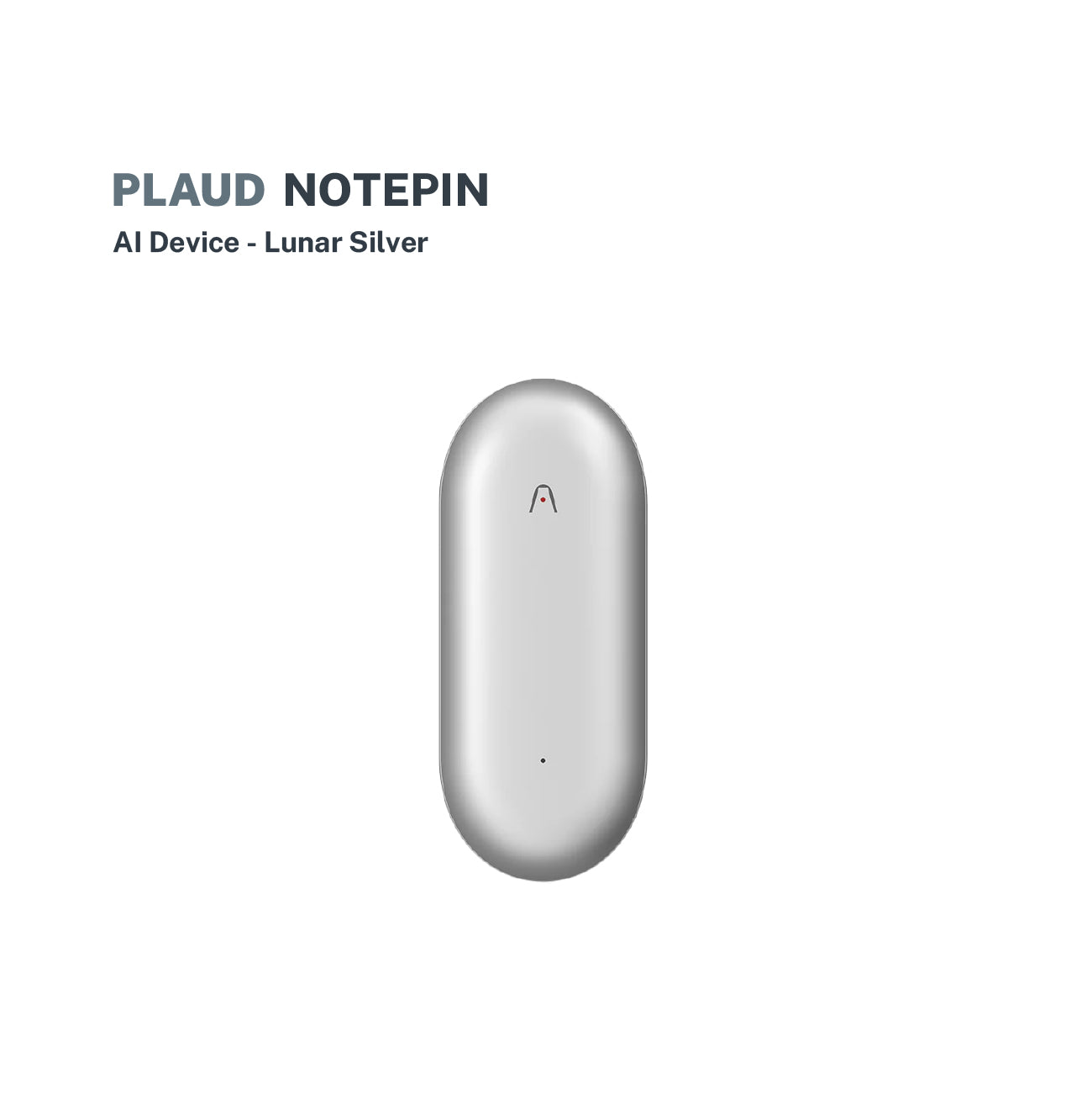 PLAUD.AI Plaud NotePin AI Voice Recorder Lunar Silver